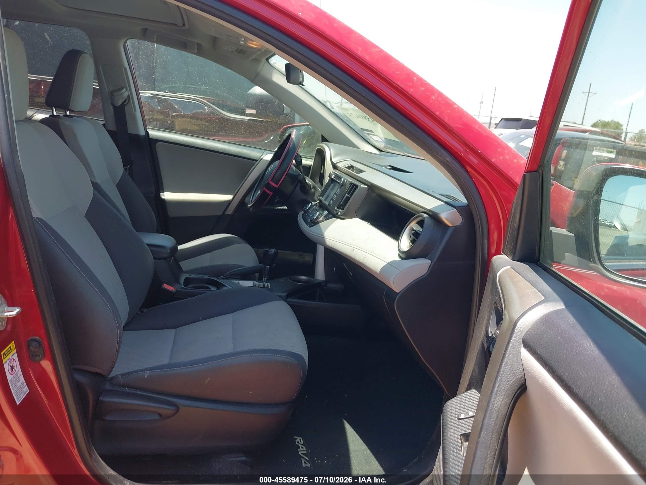 2014 Toyota Rav4 Xle Red vin: 2T3WFREV9EW093041