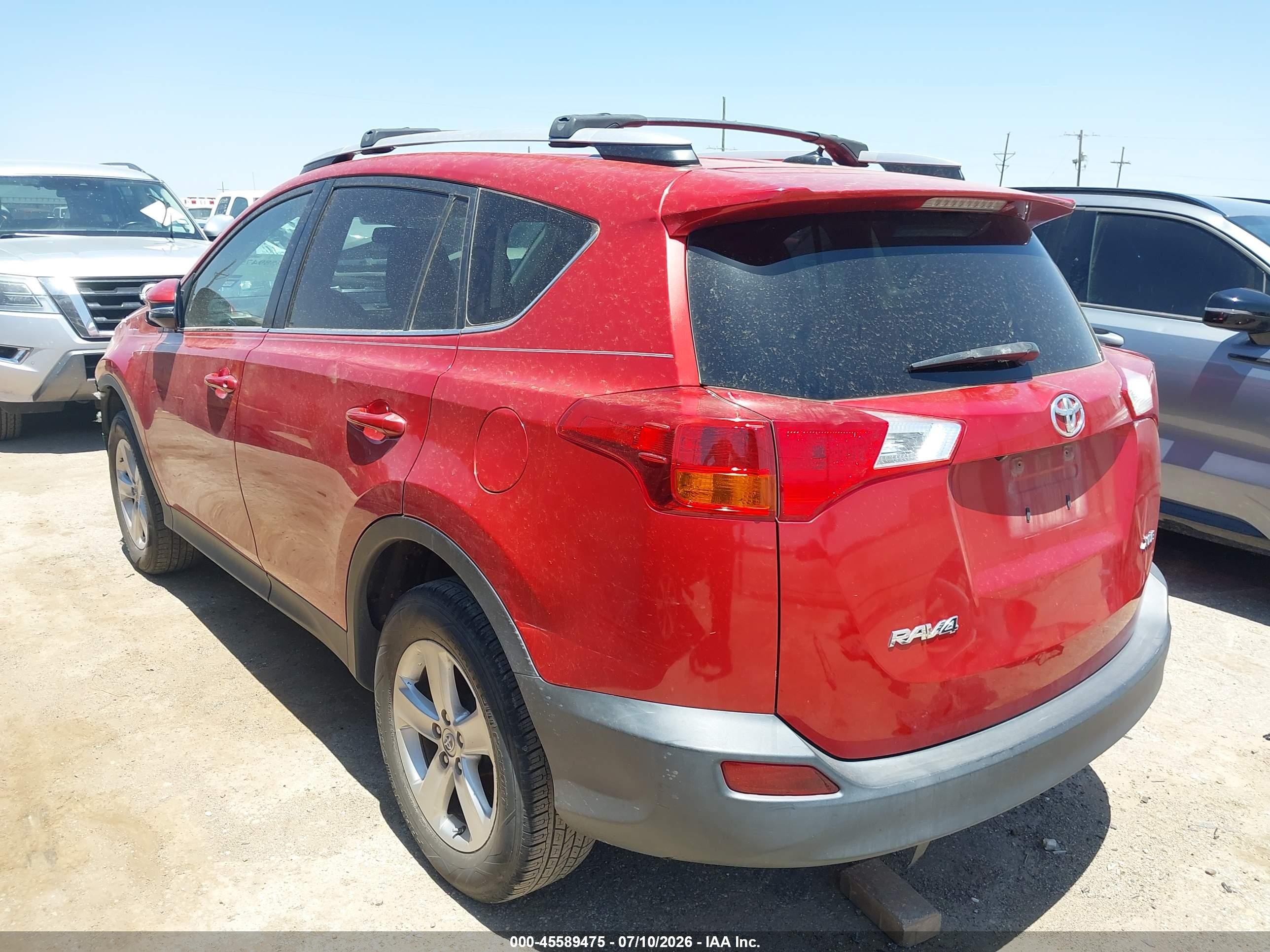 2014 Toyota Rav4 Xle Red vin: 2T3WFREV9EW093041