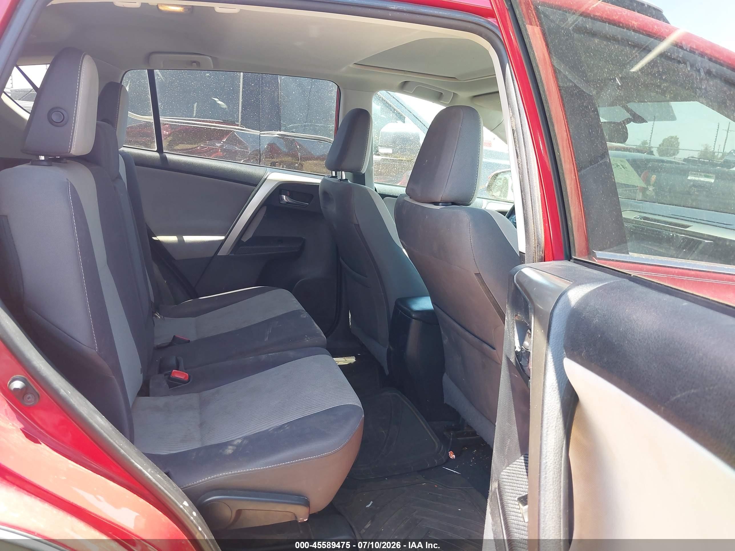 2014 Toyota Rav4 Xle Red vin: 2T3WFREV9EW093041