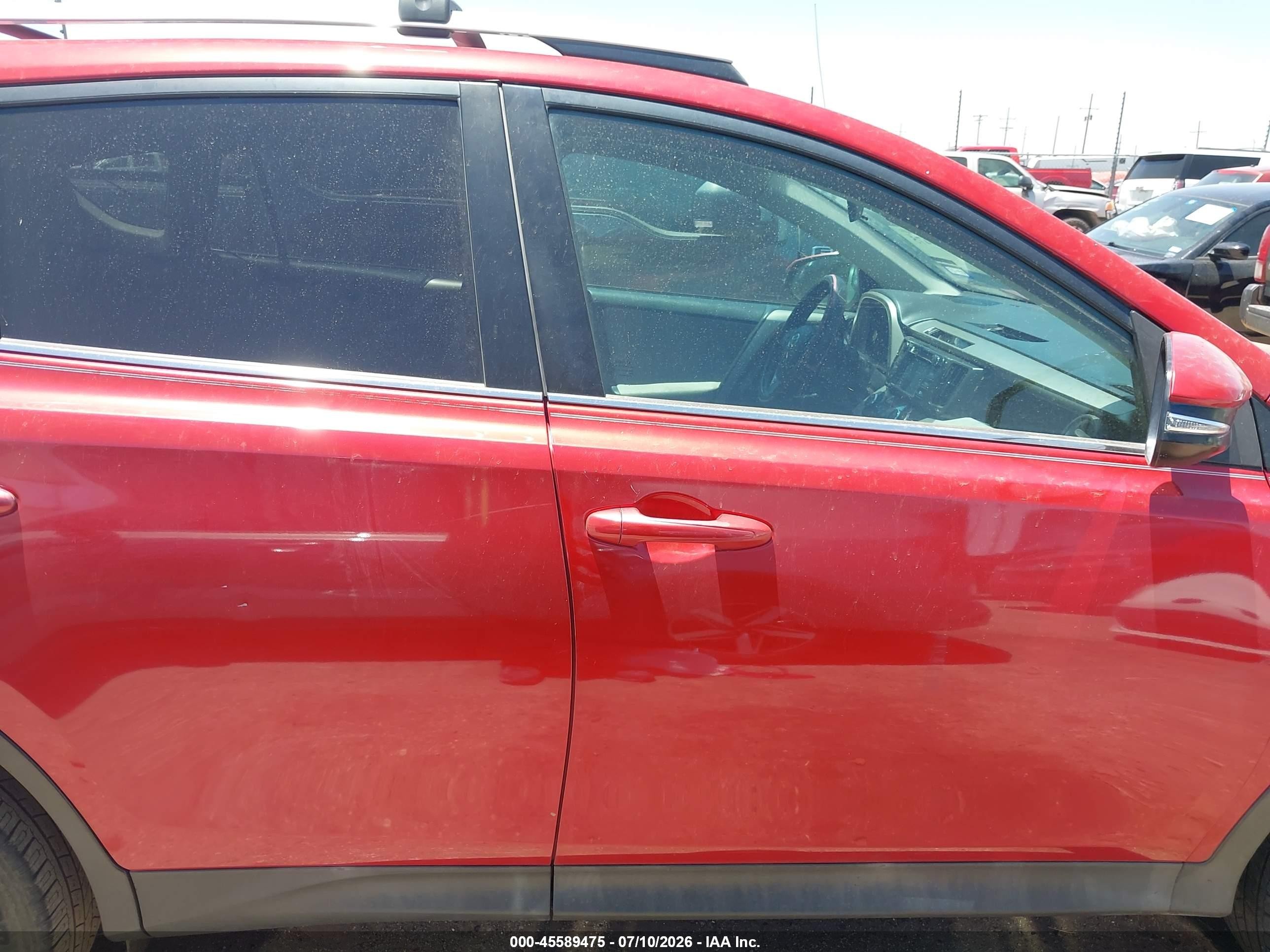 2014 Toyota Rav4 Xle Red vin: 2T3WFREV9EW093041