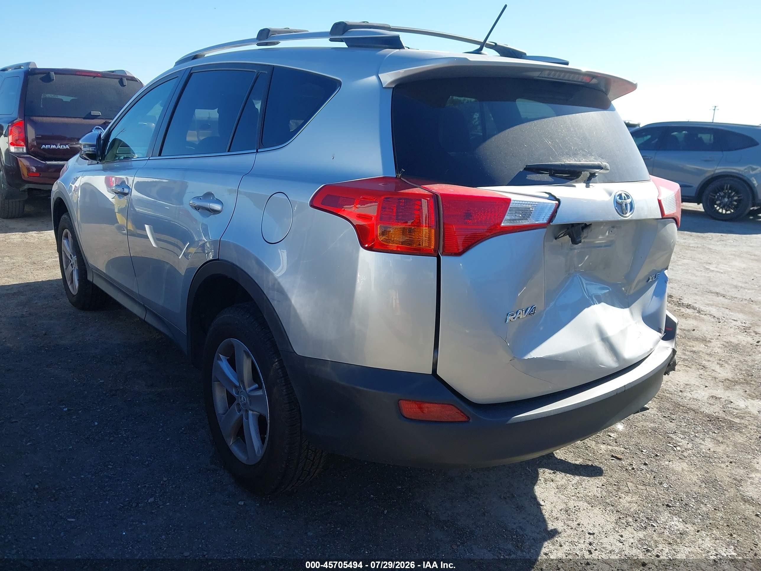 2014 Toyota Rav4 Xle Серебряный vin: 2T3WFREV9EW110128