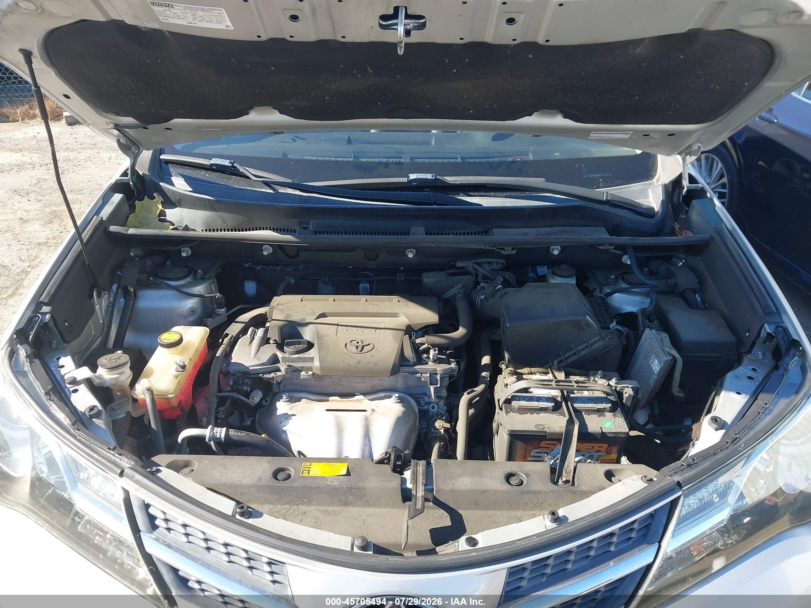 2014 Toyota Rav4 Xle Серебряный vin: 2T3WFREV9EW110128