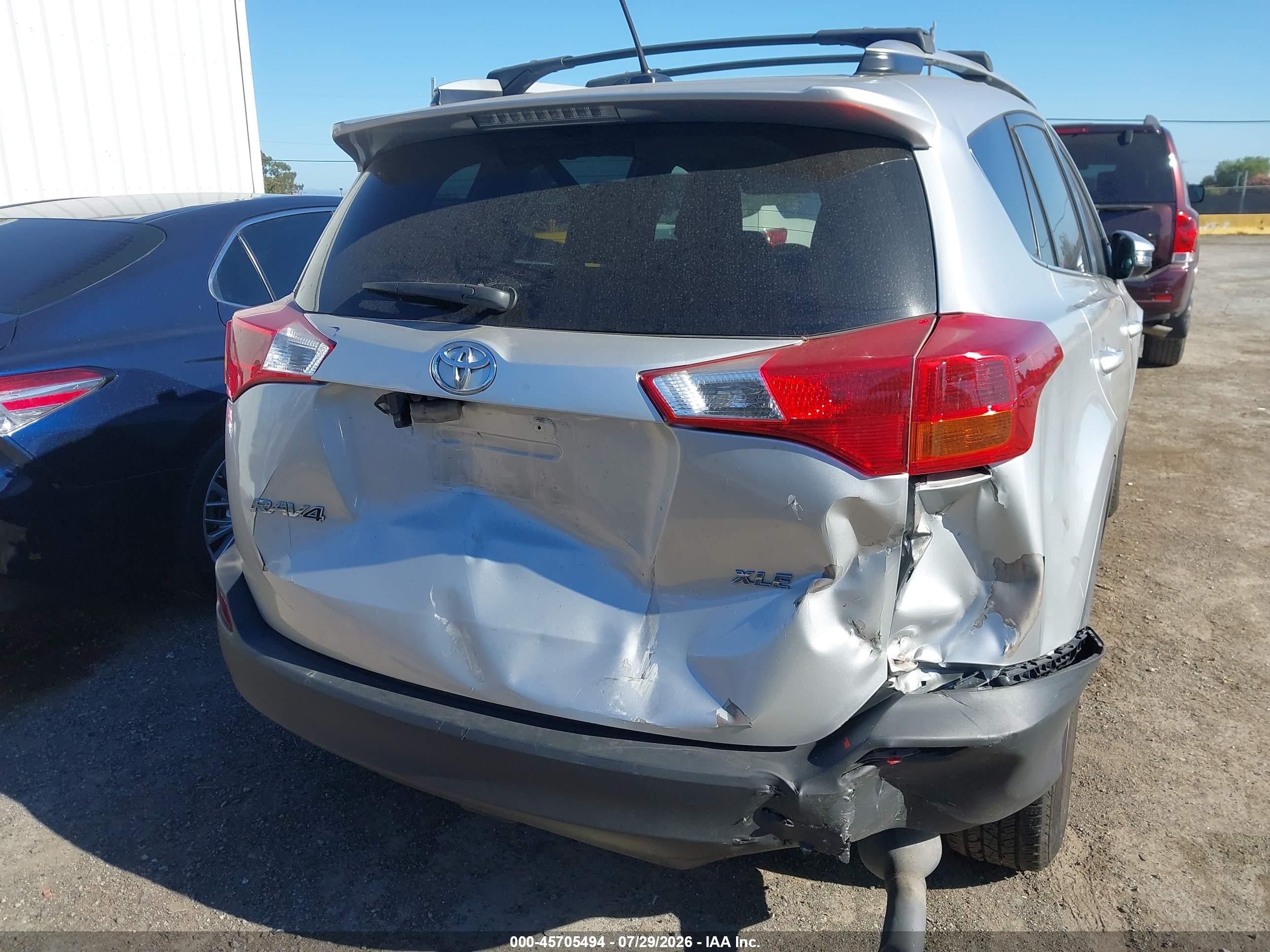 2014 Toyota Rav4 Xle Серебряный vin: 2T3WFREV9EW110128
