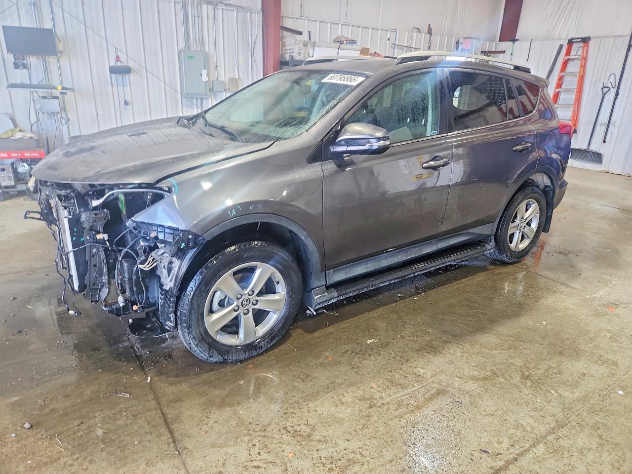 2015 Toyota Rav4 Xle Gray vin: 2T3WFREV9FW138108