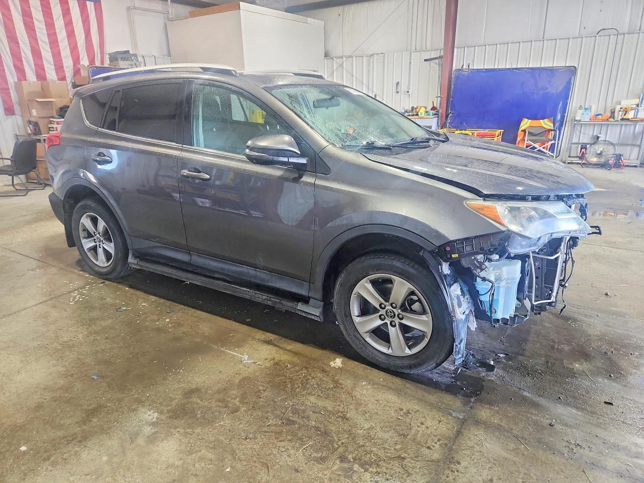 2015 Toyota Rav4 Xle Gray vin: 2T3WFREV9FW138108