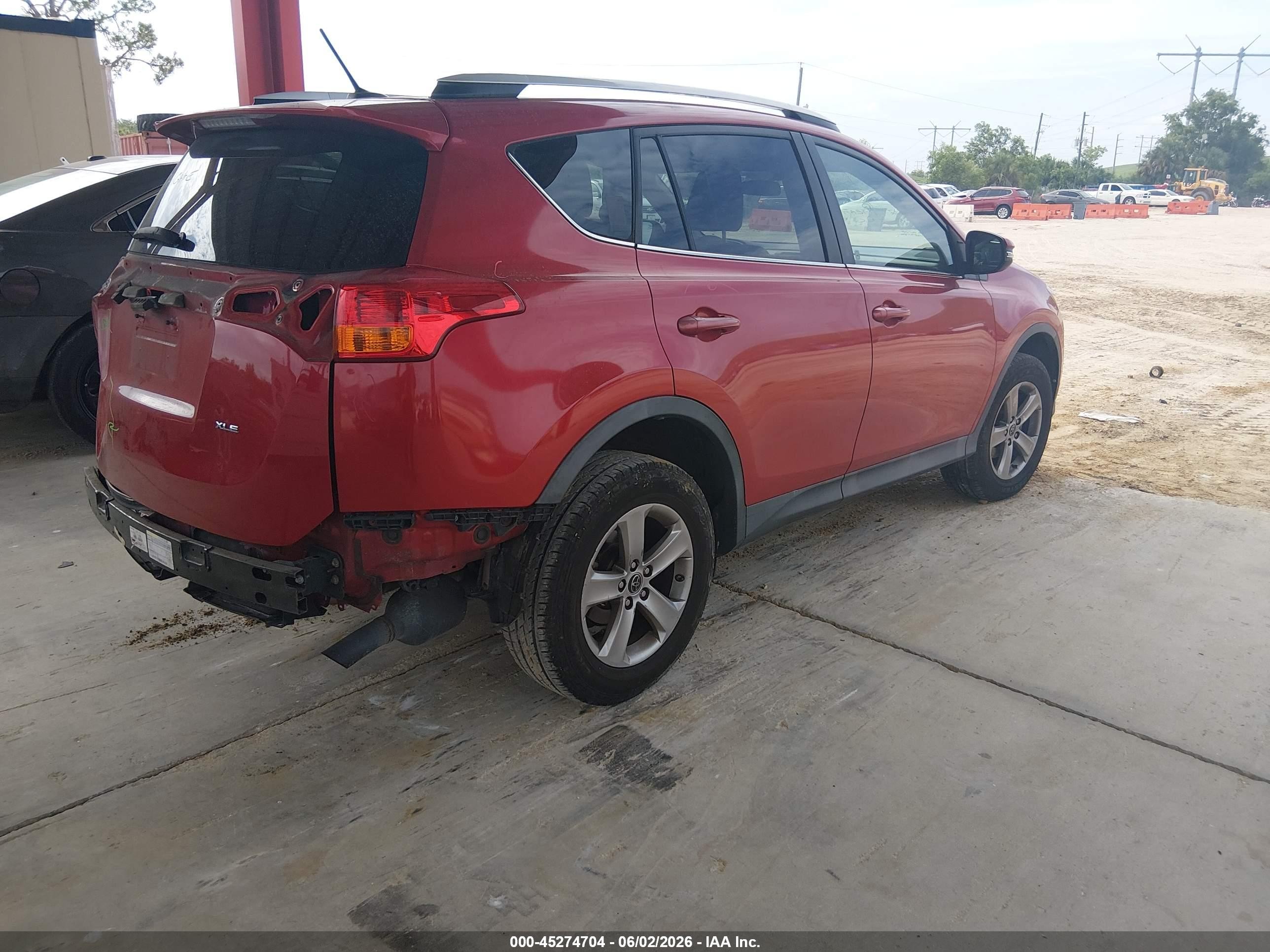 2015 Toyota Rav4 Xle Красный vin: 2T3WFREV9FW160013