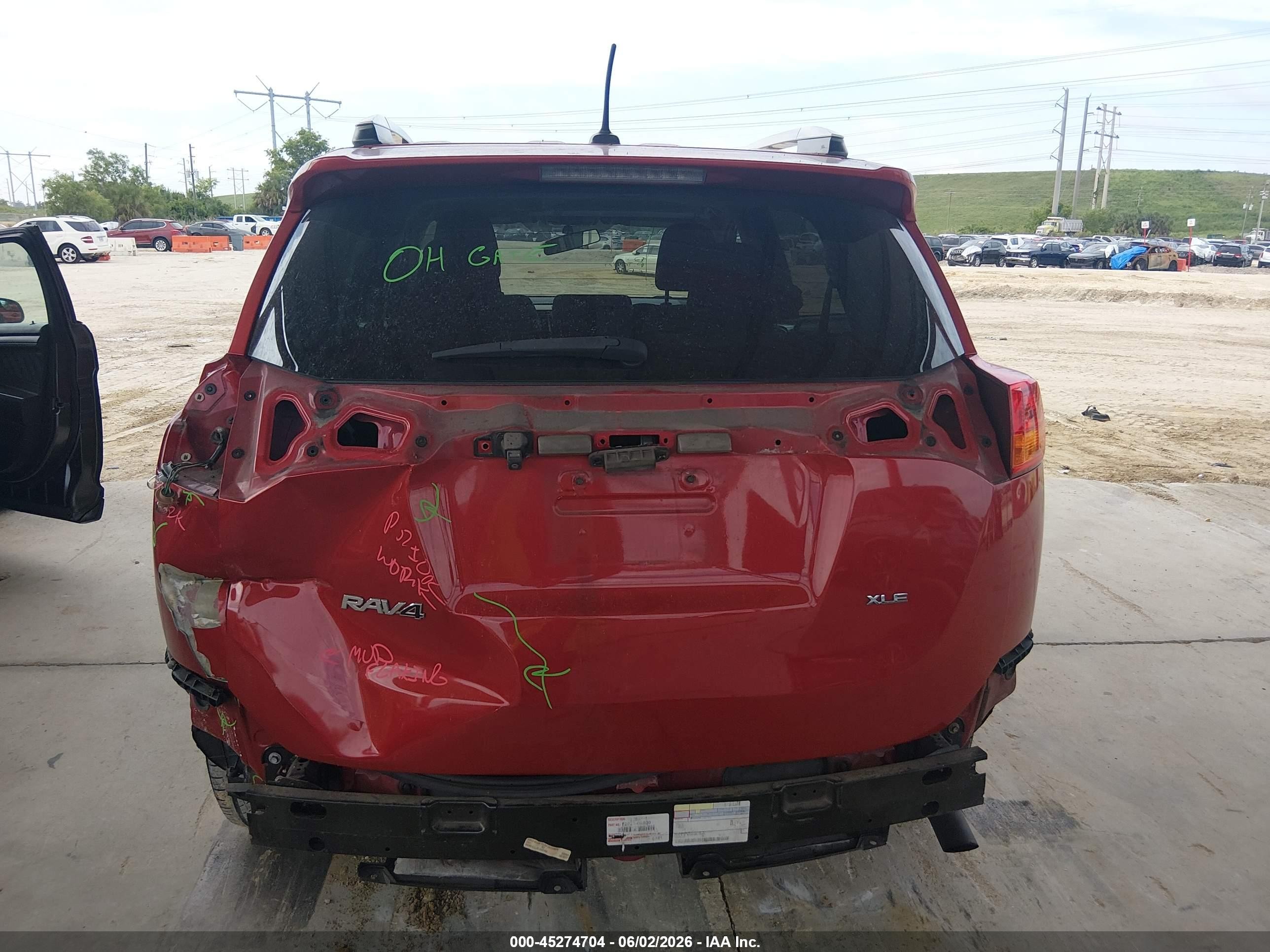 2015 Toyota Rav4 Xle Красный vin: 2T3WFREV9FW160013