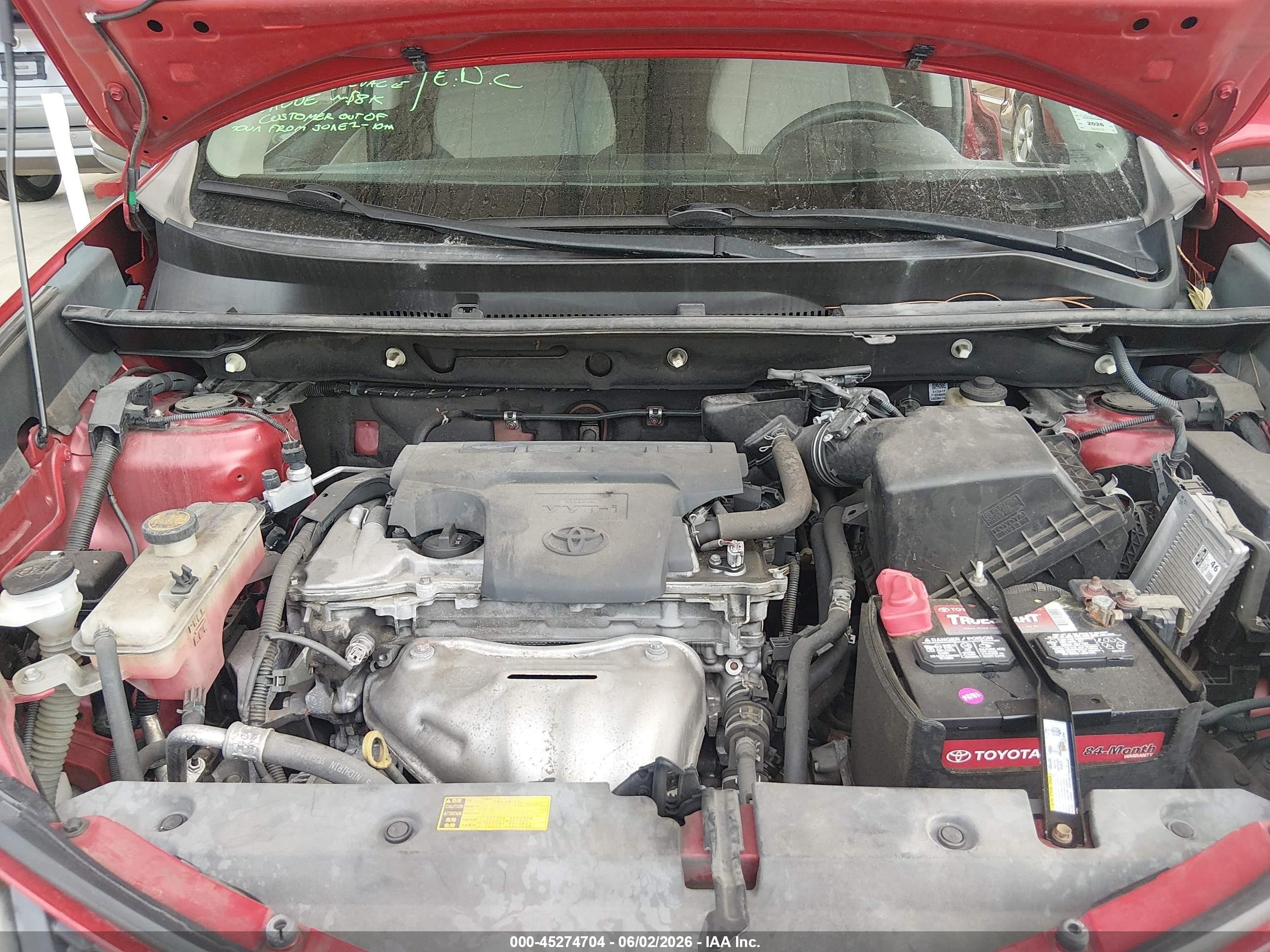 2015 Toyota Rav4 Xle Красный vin: 2T3WFREV9FW160013