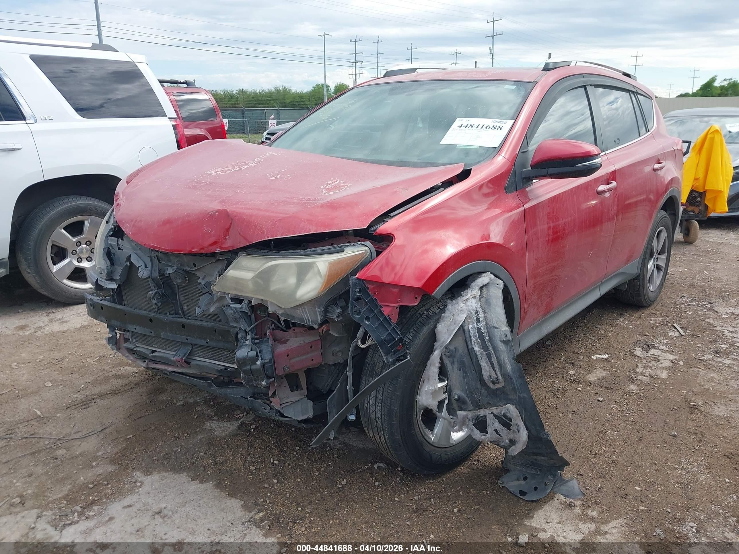 2015 Toyota Rav4 Xle Red vin: 2T3WFREV9FW167396