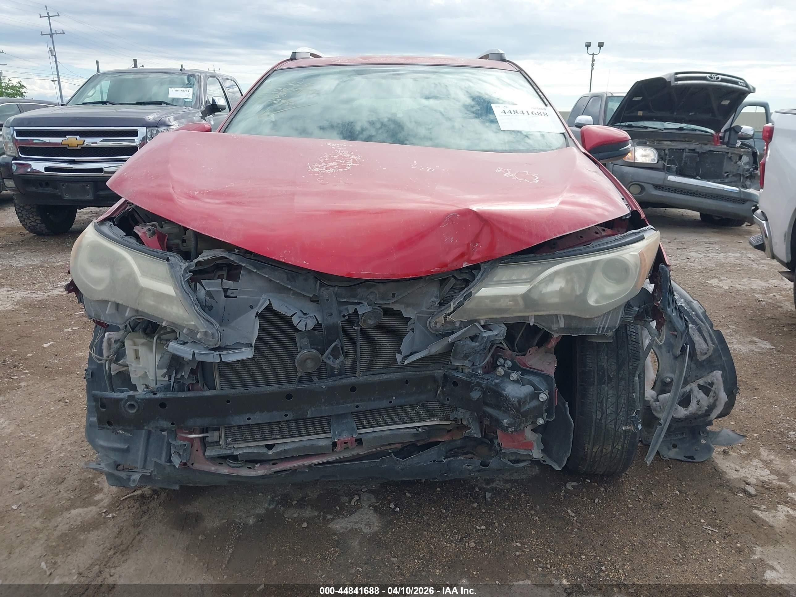 2015 Toyota Rav4 Xle Red vin: 2T3WFREV9FW167396