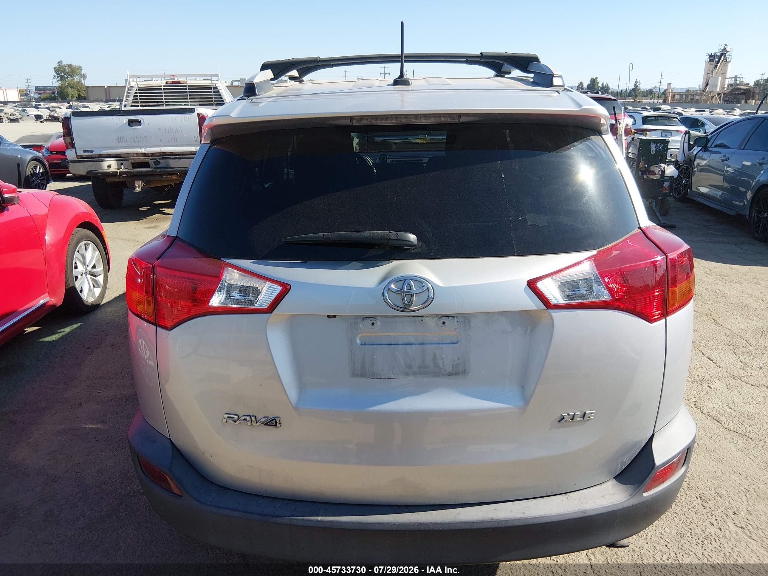 2015 Toyota Rav4 Xle Silver vin: 2T3WFREV9FW175594