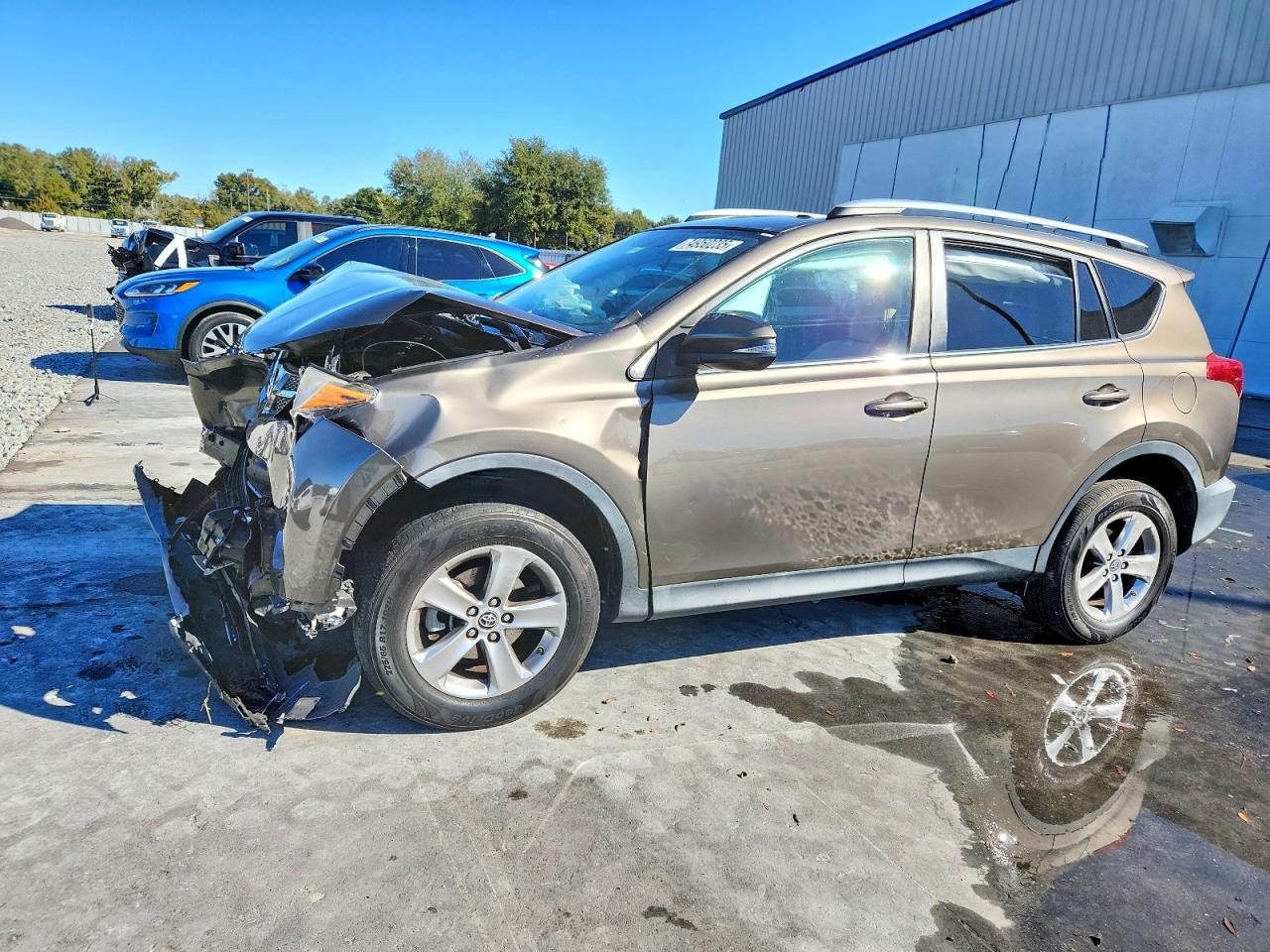 2015 Toyota Rav4 Xle Brown vin: 2T3WFREV9FW187499