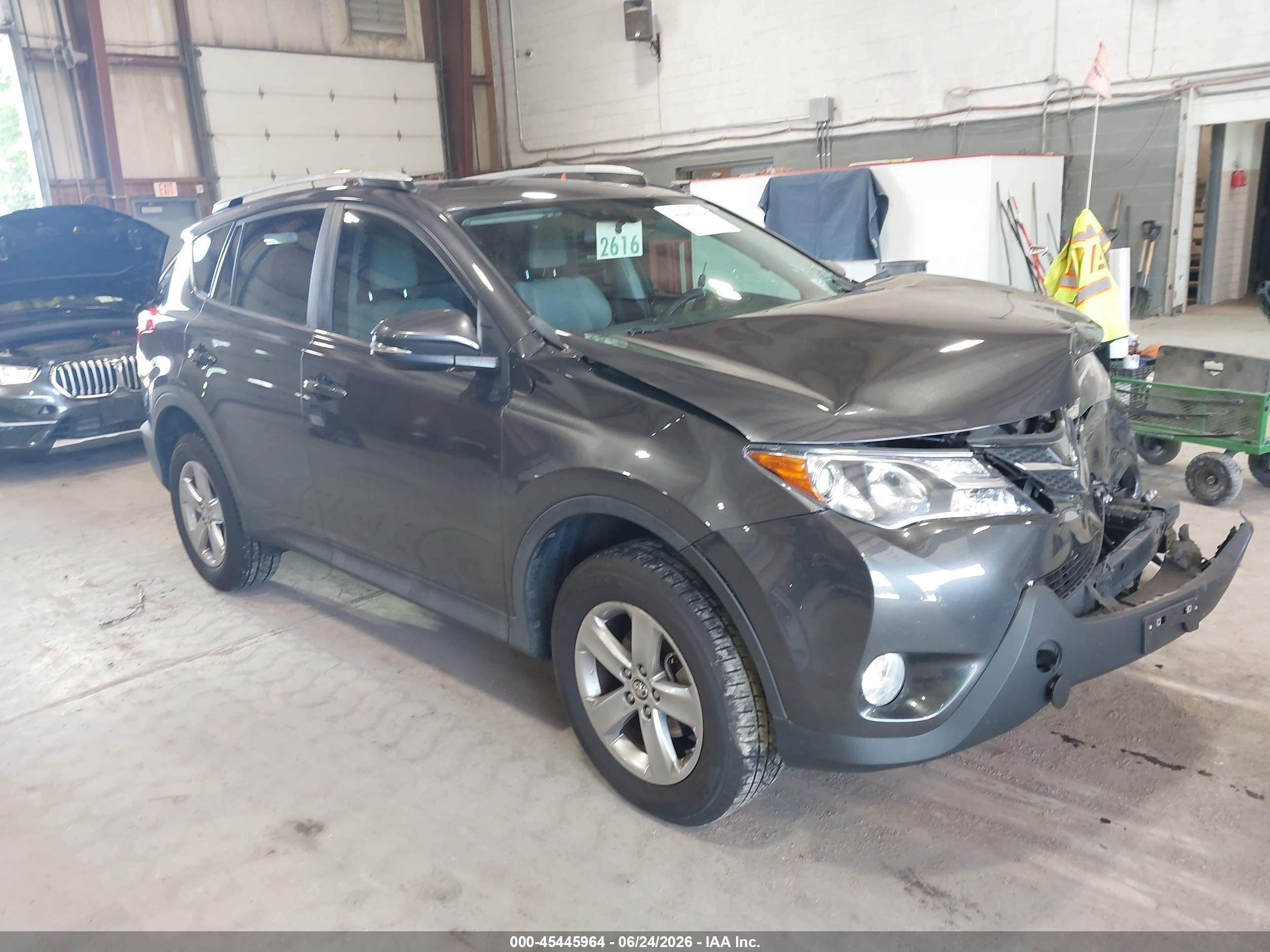 2015 Toyota Rav4 Xle Gray vin: 2T3WFREV9FW226981