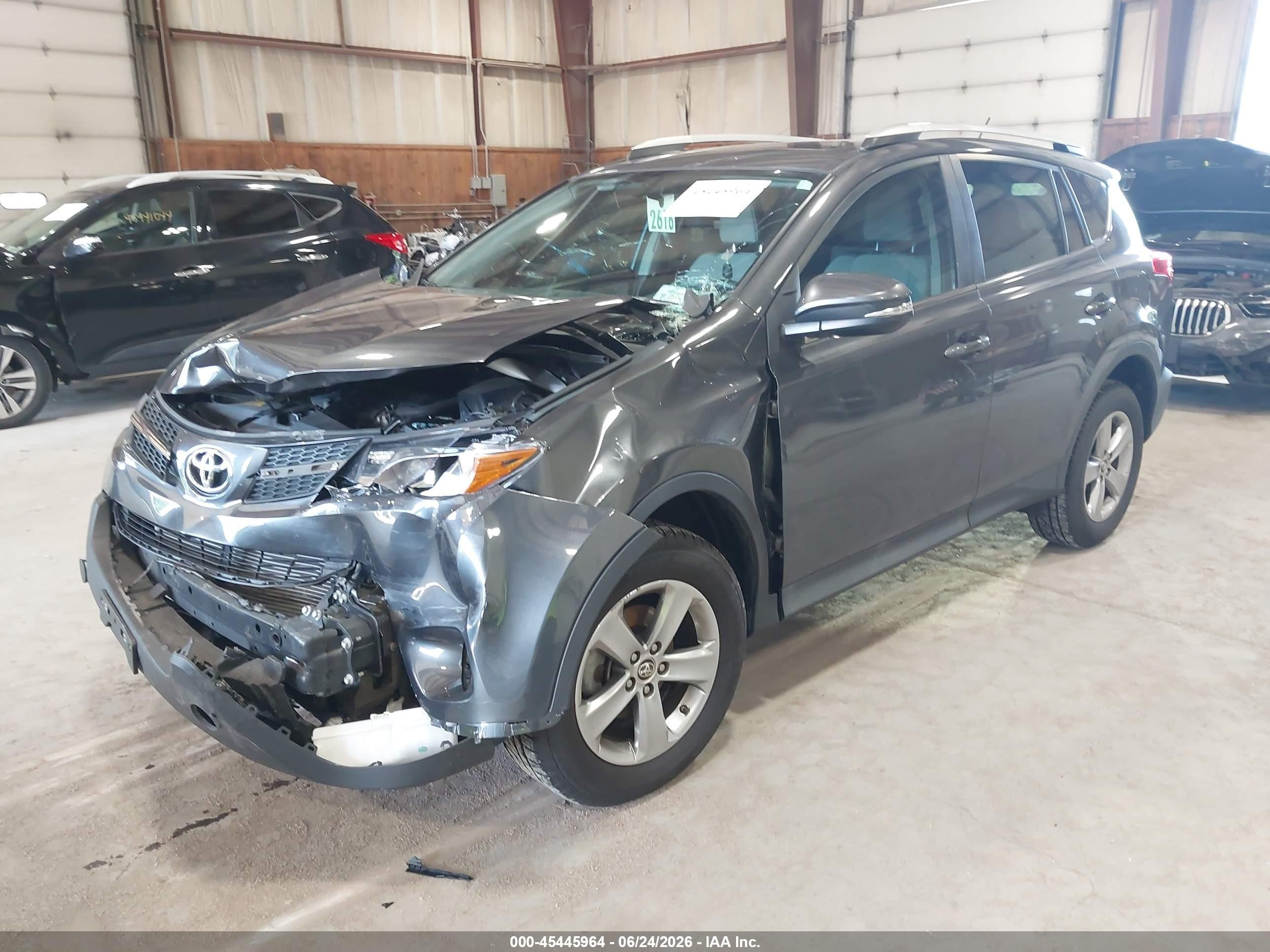 2015 Toyota Rav4 Xle Gray vin: 2T3WFREV9FW226981