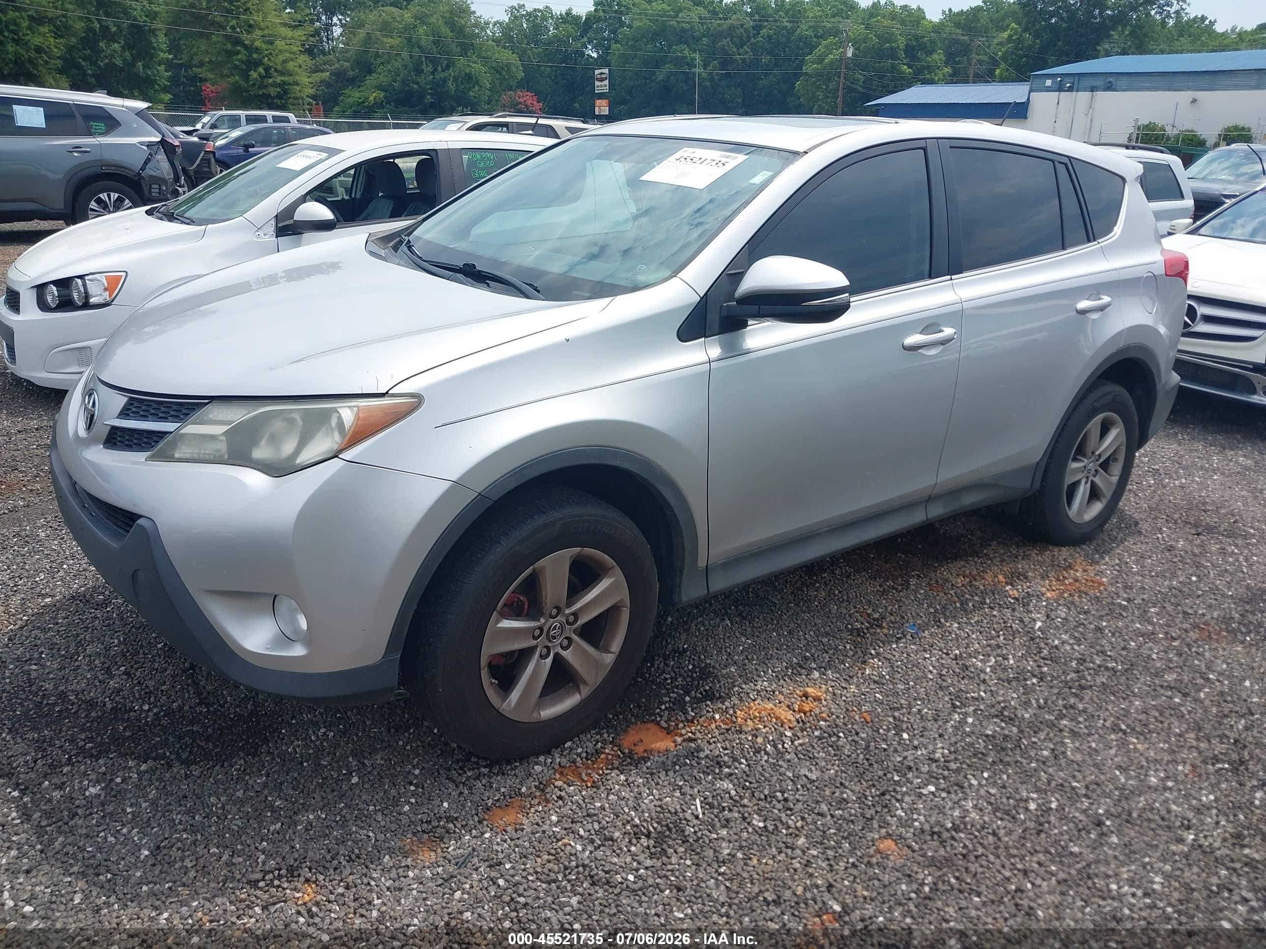 2015 Toyota Rav4 Xle Gray vin: 2T3WFREV9FW230609