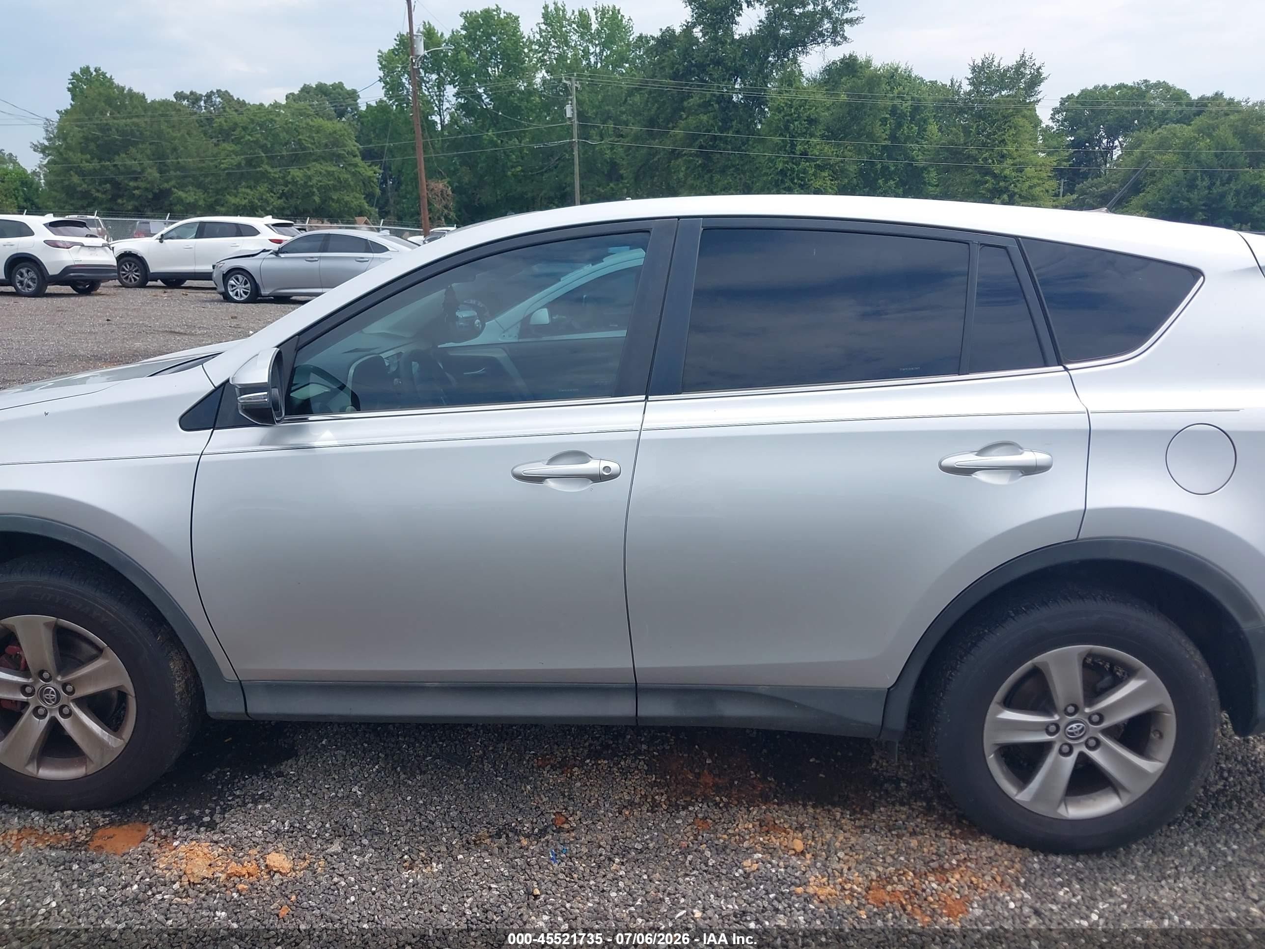 2015 Toyota Rav4 Xle Gray vin: 2T3WFREV9FW230609