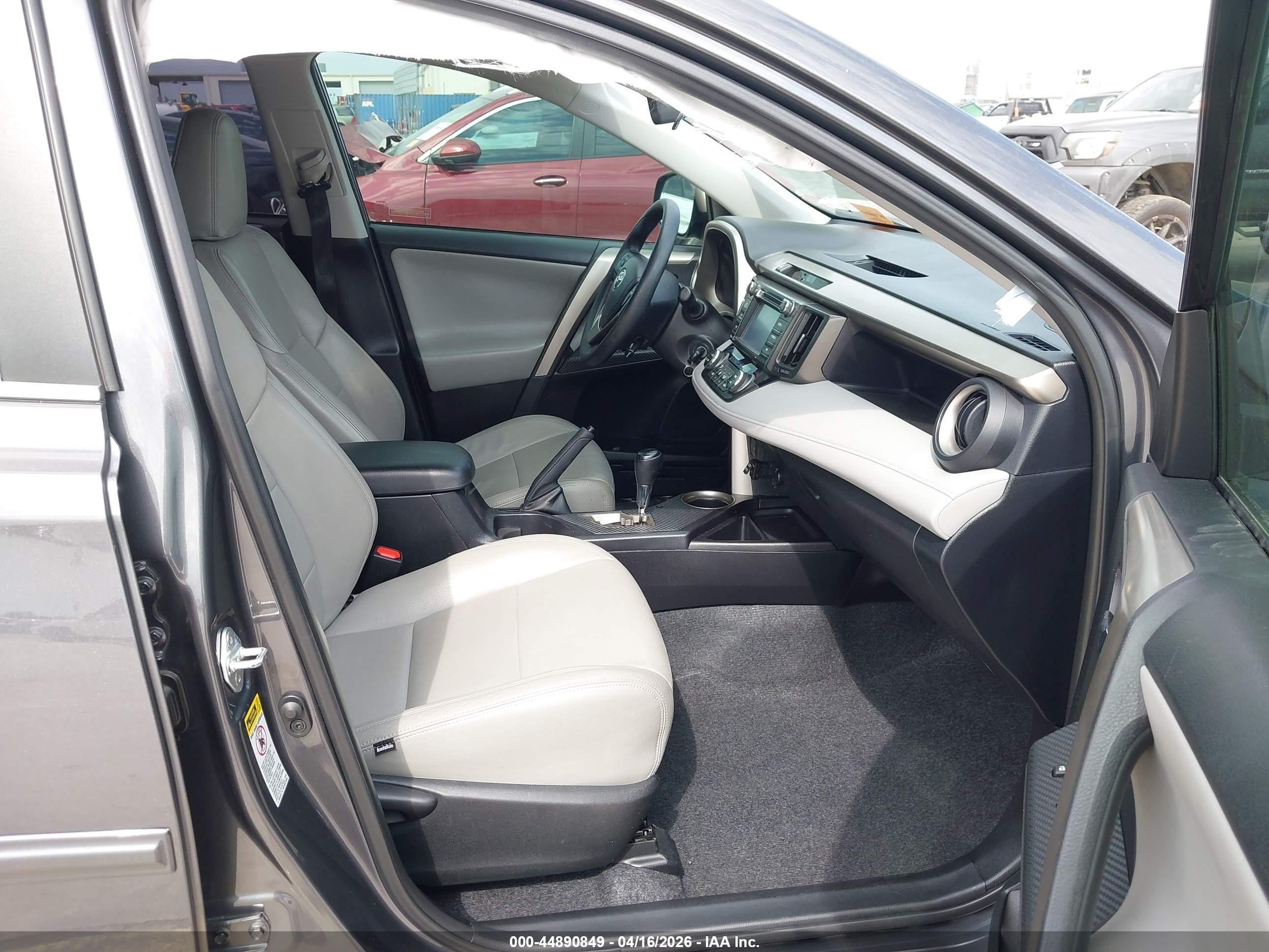 2015 Toyota Rav4 Xle Gray vin: 2T3WFREV9FW231632