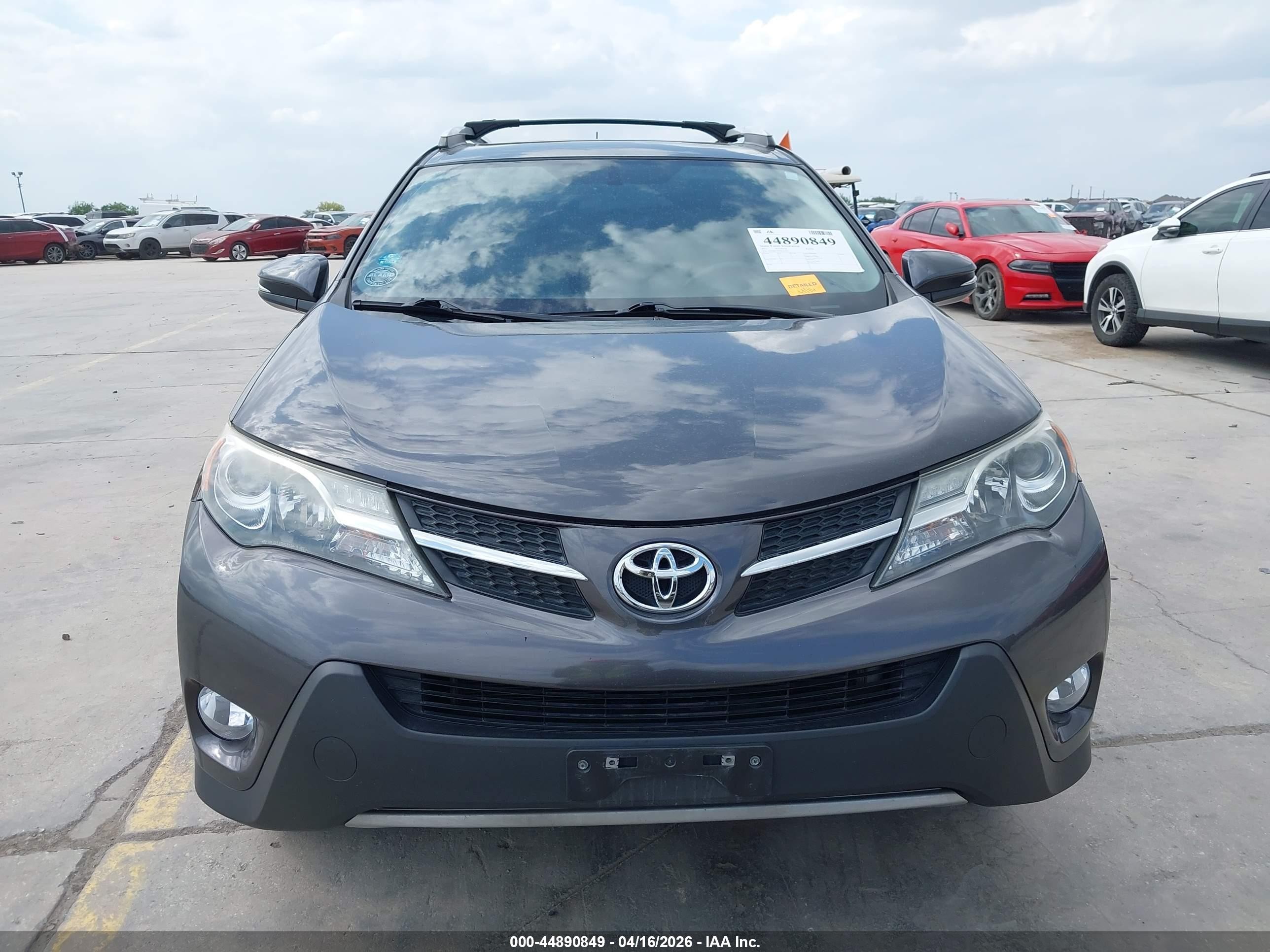 2015 Toyota Rav4 Xle Gray vin: 2T3WFREV9FW231632