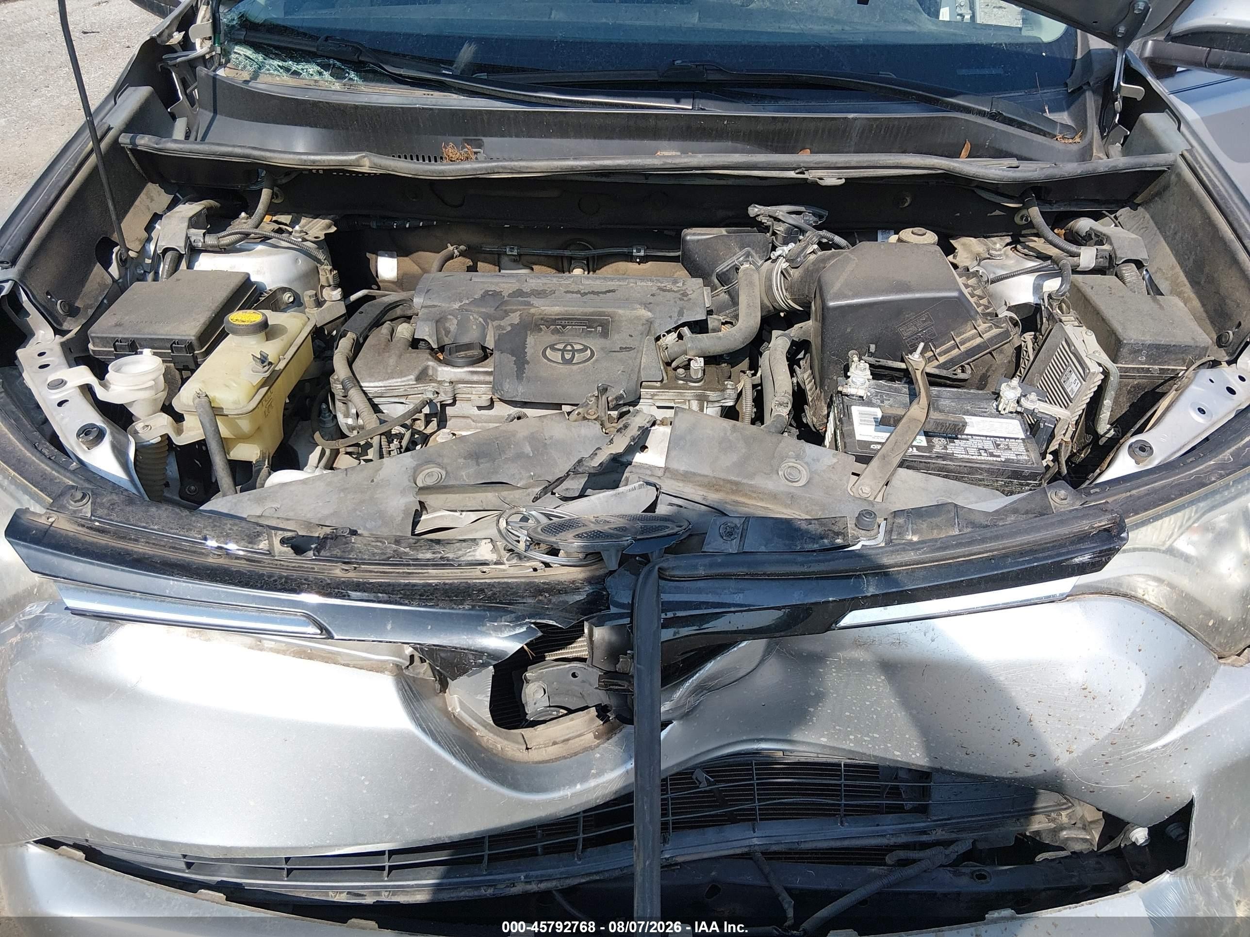 2016 Toyota Rav4 Xle Серебряный vin: 2T3WFREV9GW283876