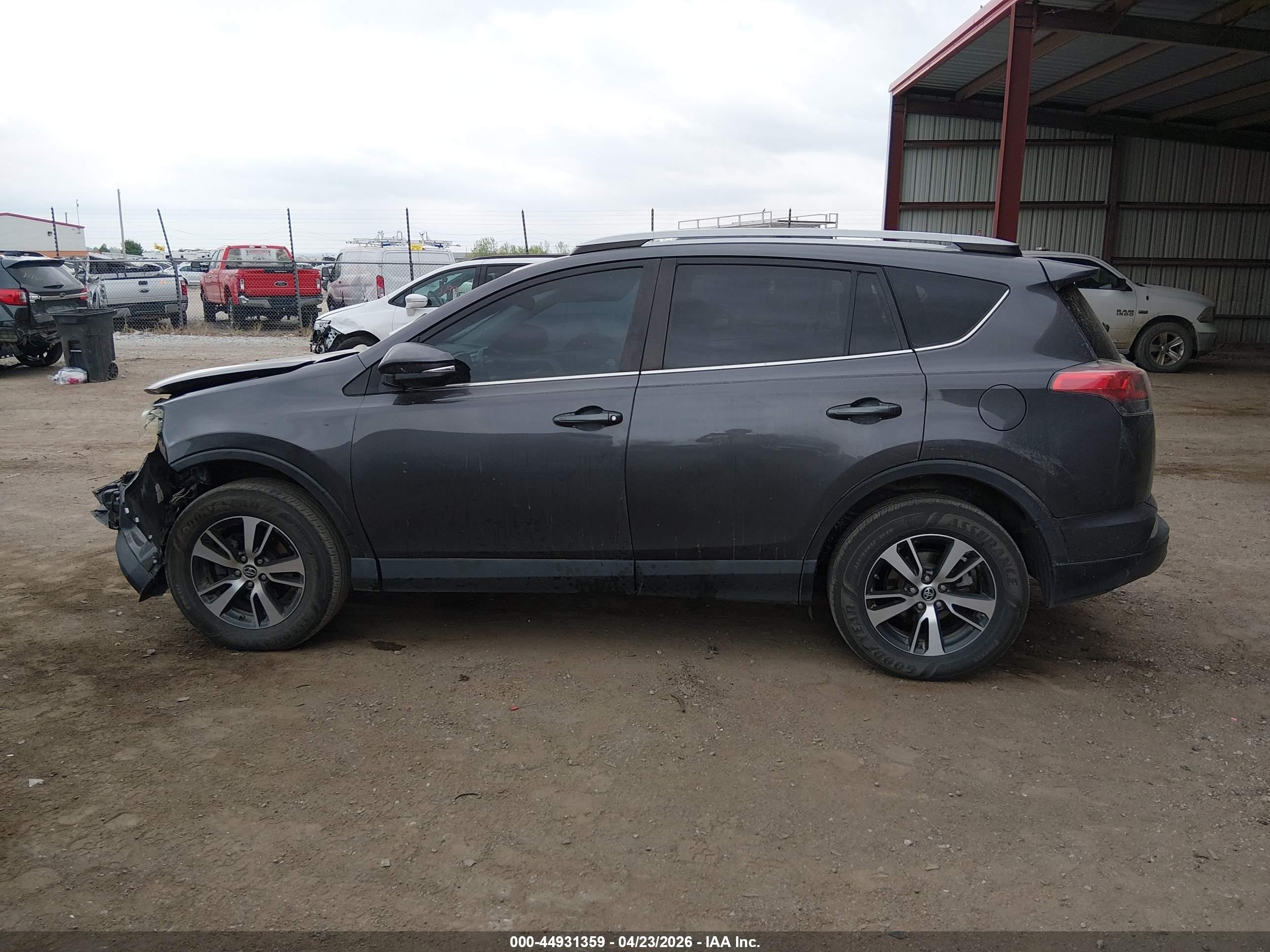 2018 Toyota Rav4 Xle Gray vin: 2T3WFREV9JW411931