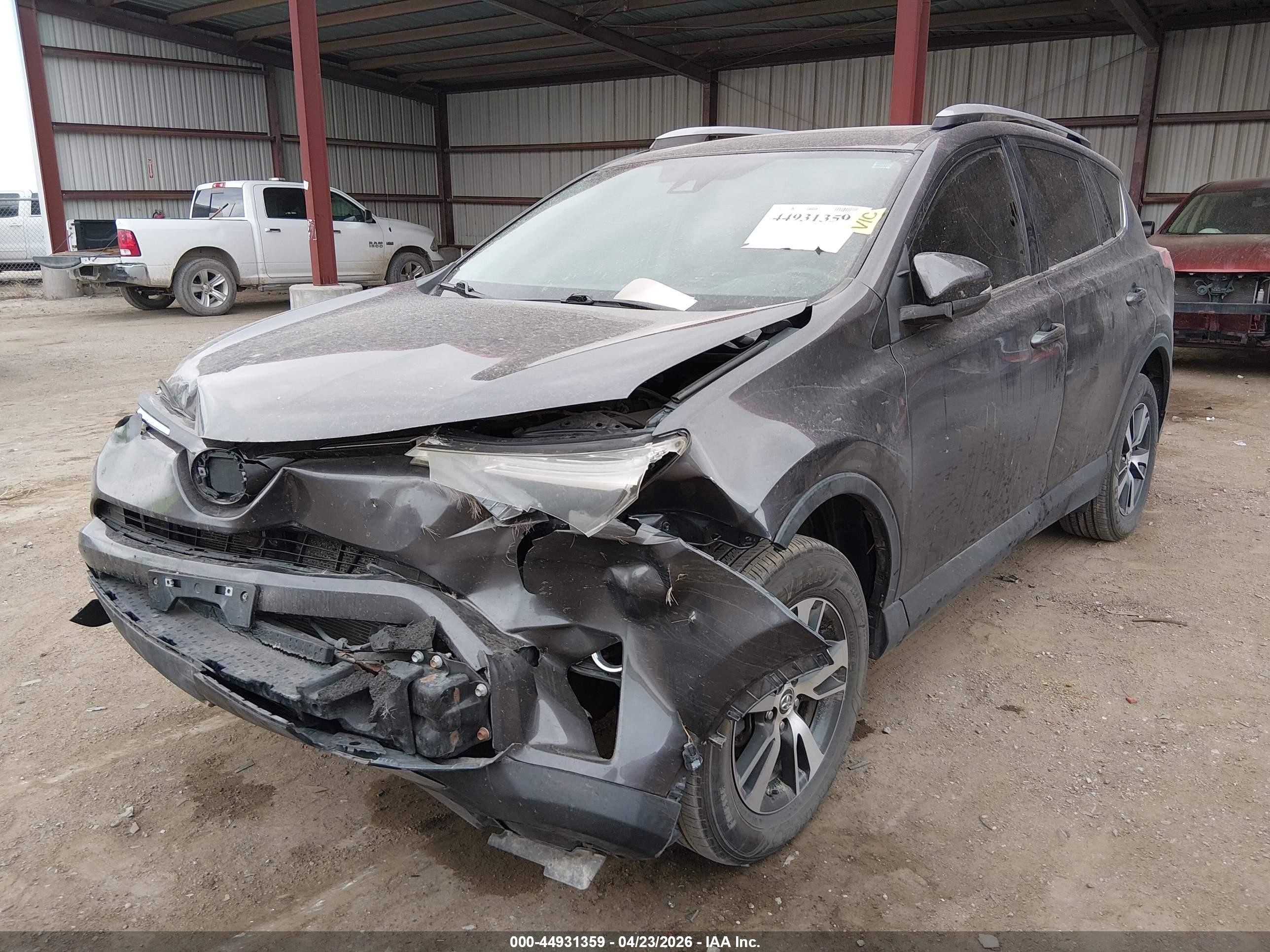 2018 Toyota Rav4 Xle Gray vin: 2T3WFREV9JW411931