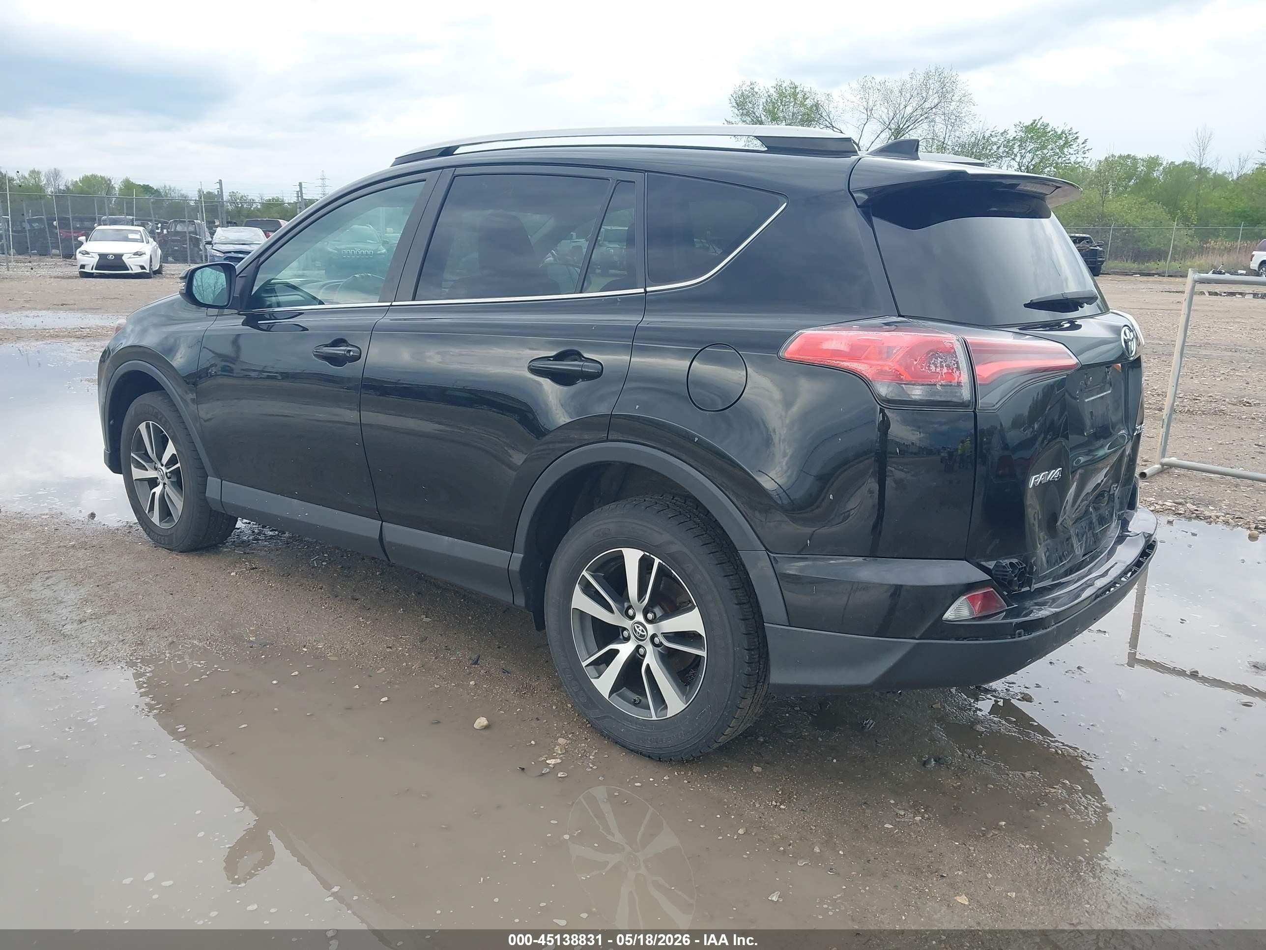 2018 Toyota Rav4 Xle Black vin: 2T3WFREV9JW413050