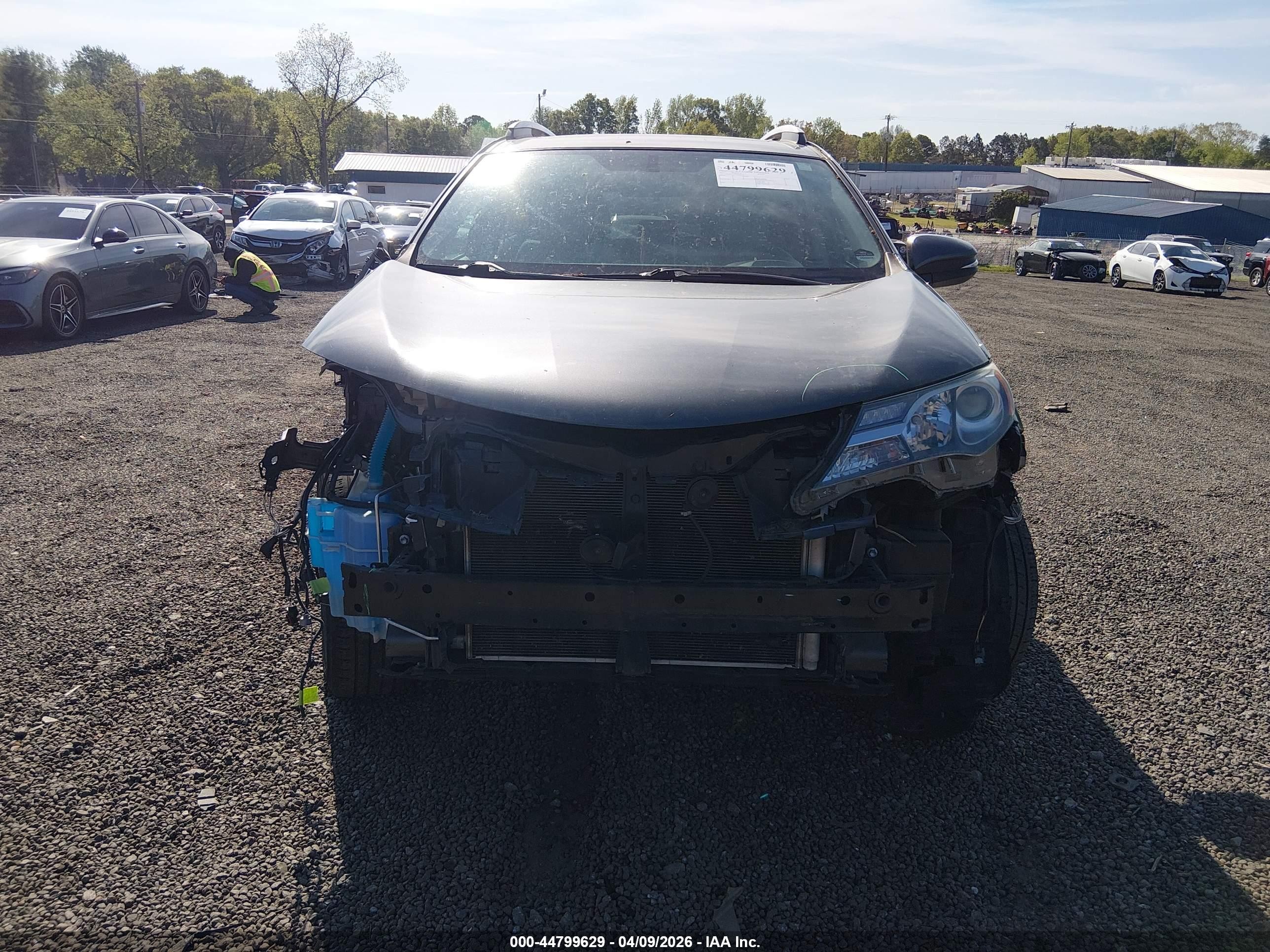 2013 Toyota Rav4 Xle Серый vin: 2T3WFREVXDW009114