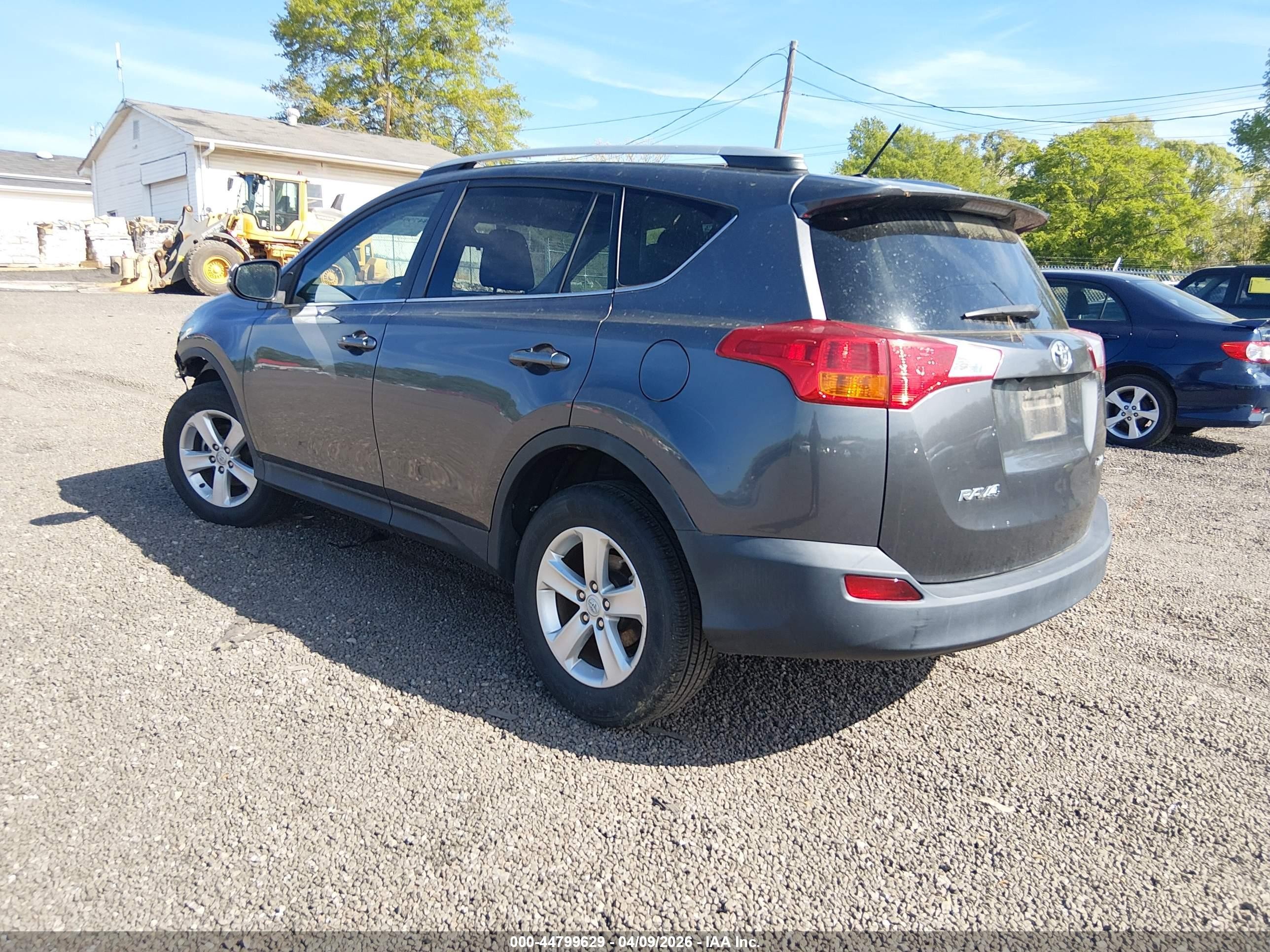 2013 Toyota Rav4 Xle Серый vin: 2T3WFREVXDW009114