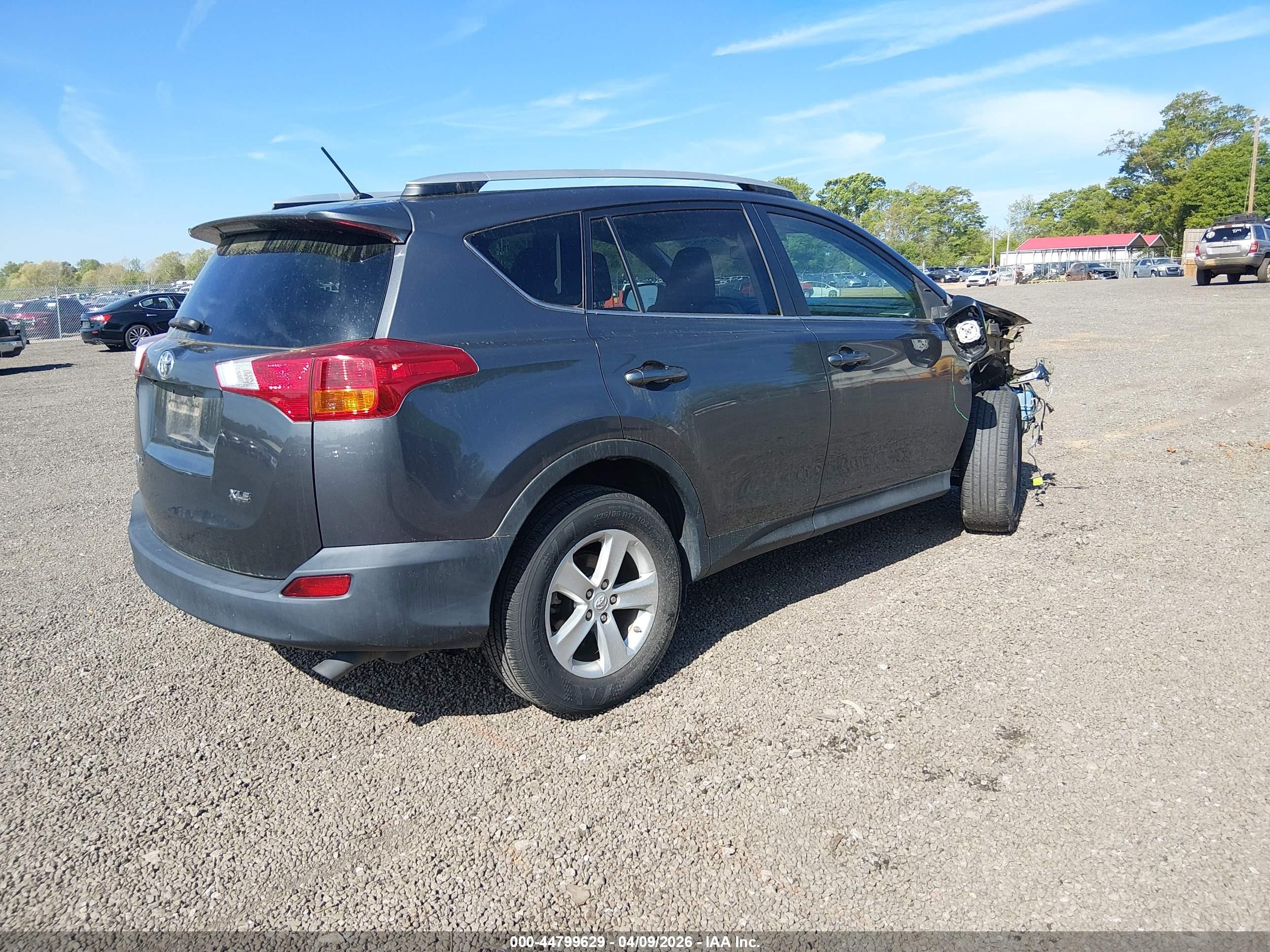 2013 Toyota Rav4 Xle Серый vin: 2T3WFREVXDW009114