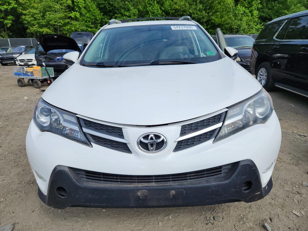 2013 Toyota Rav4 Xle White vin: 2T3WFREVXDW012580