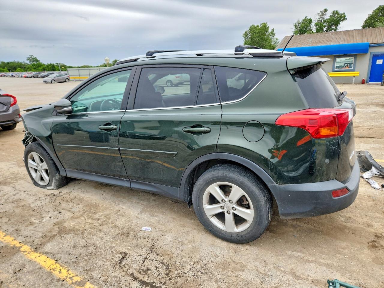 2013 Toyota Rav4 Xle Green vin: 2T3WFREVXDW019447