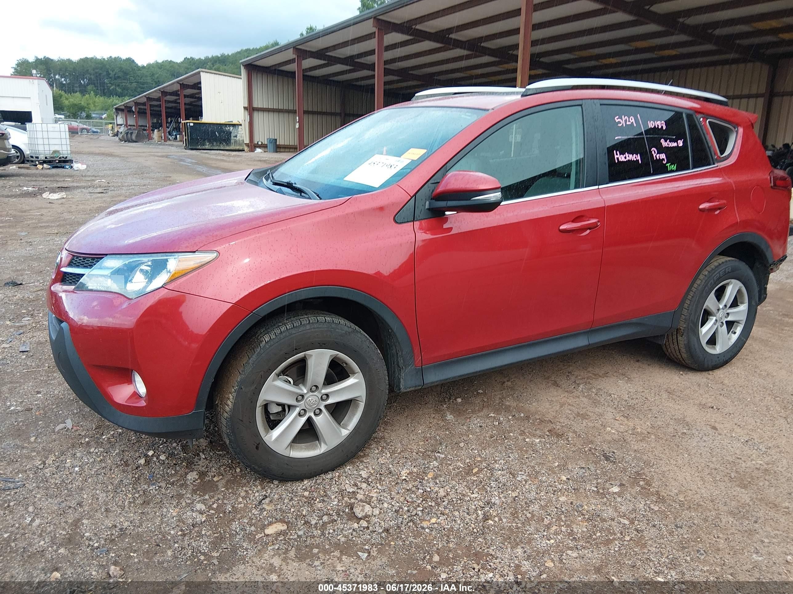 2013 Toyota Rav4 Xle Бордовый vin: 2T3WFREVXDW036216