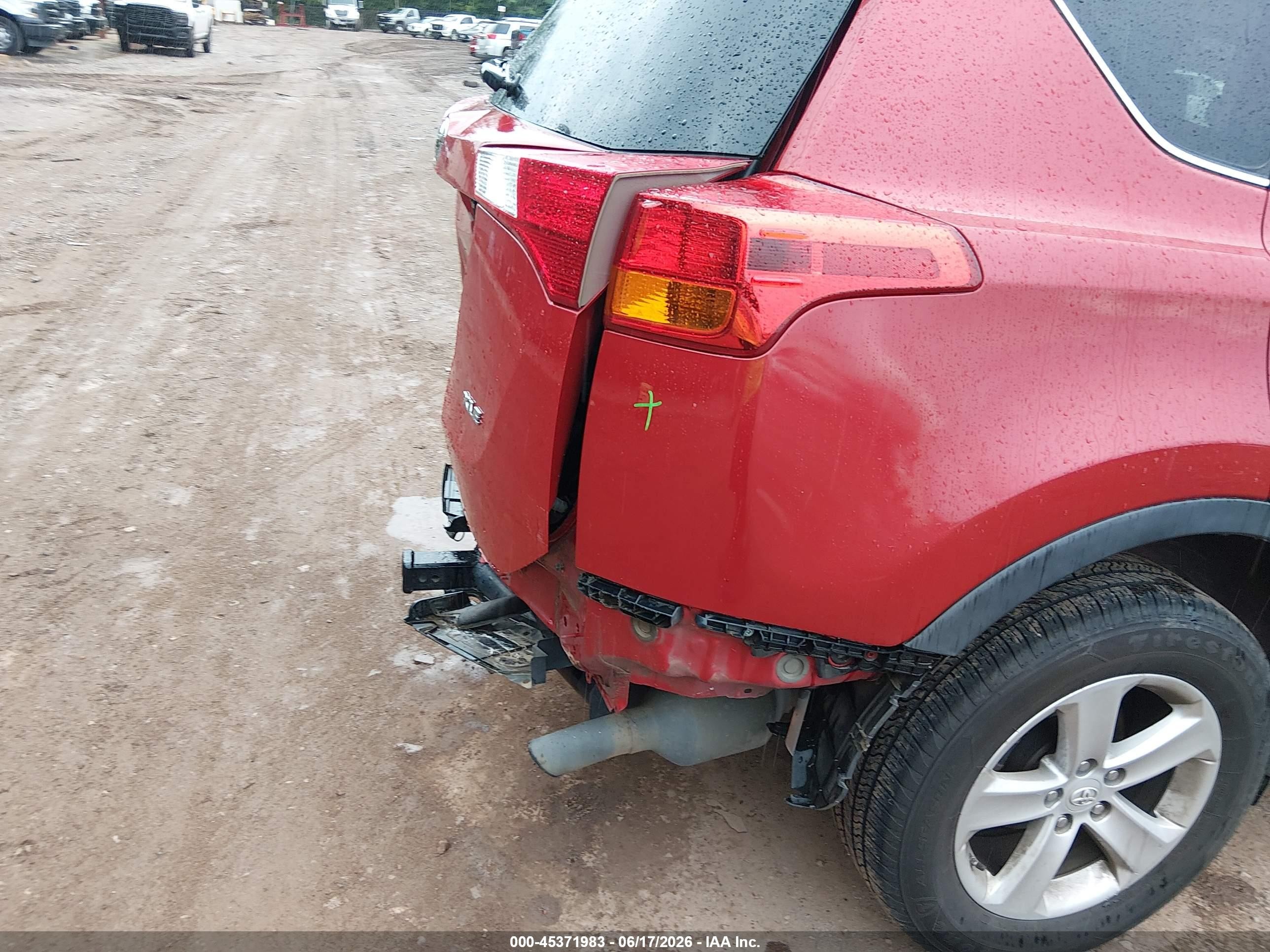 2013 Toyota Rav4 Xle Бордовый vin: 2T3WFREVXDW036216