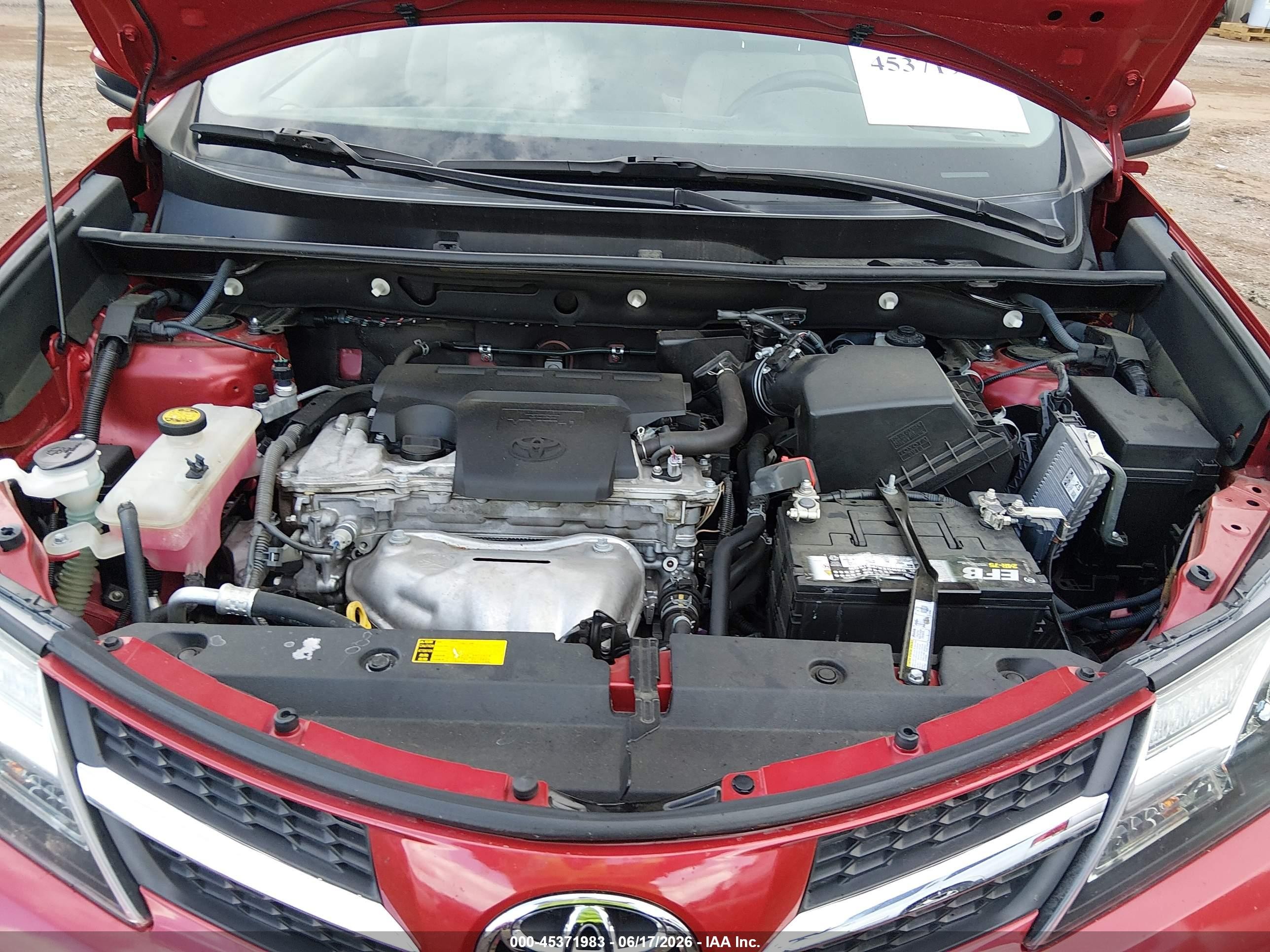 2013 Toyota Rav4 Xle Бордовый vin: 2T3WFREVXDW036216