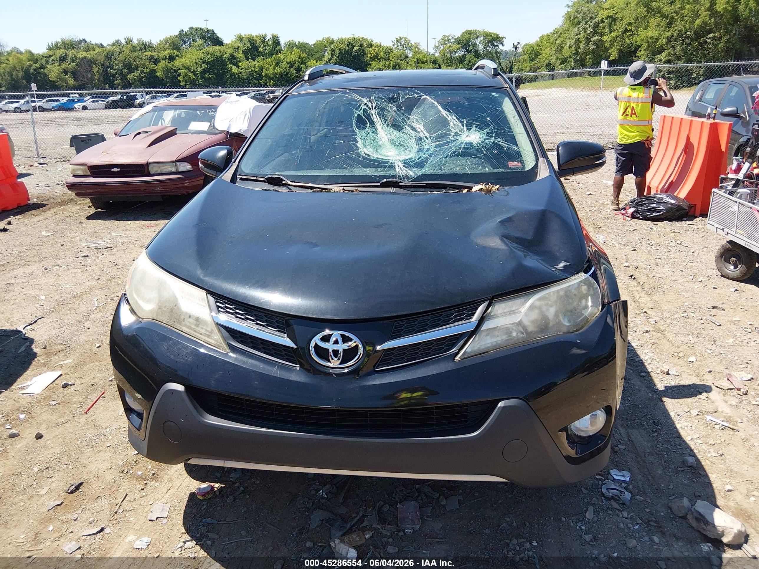 2013 Toyota Rav4 Xle Gray vin: 2T3WFREVXDW057423