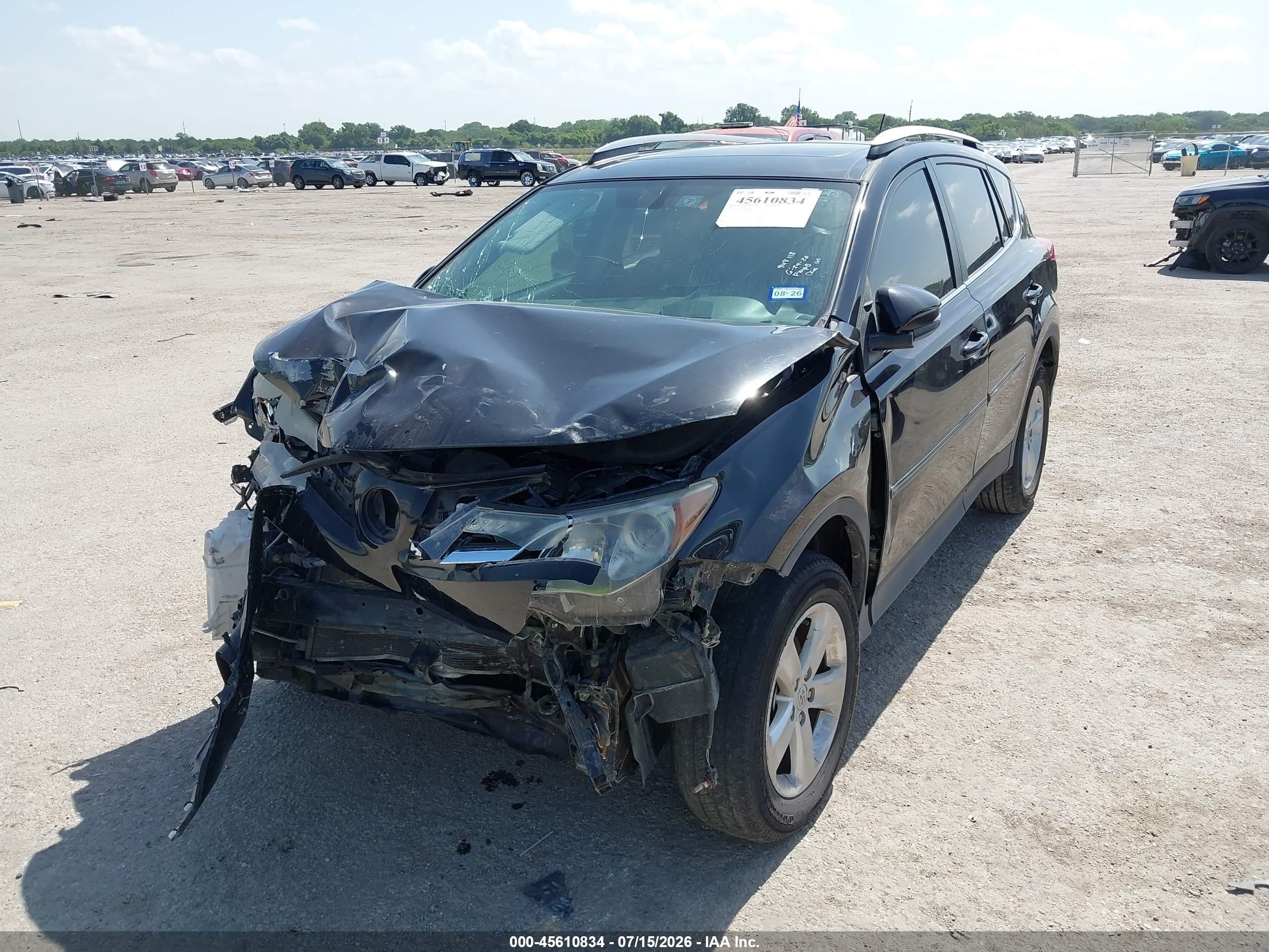 2013 Toyota Rav4 Xle Black vin: 2T3WFREVXDW058667