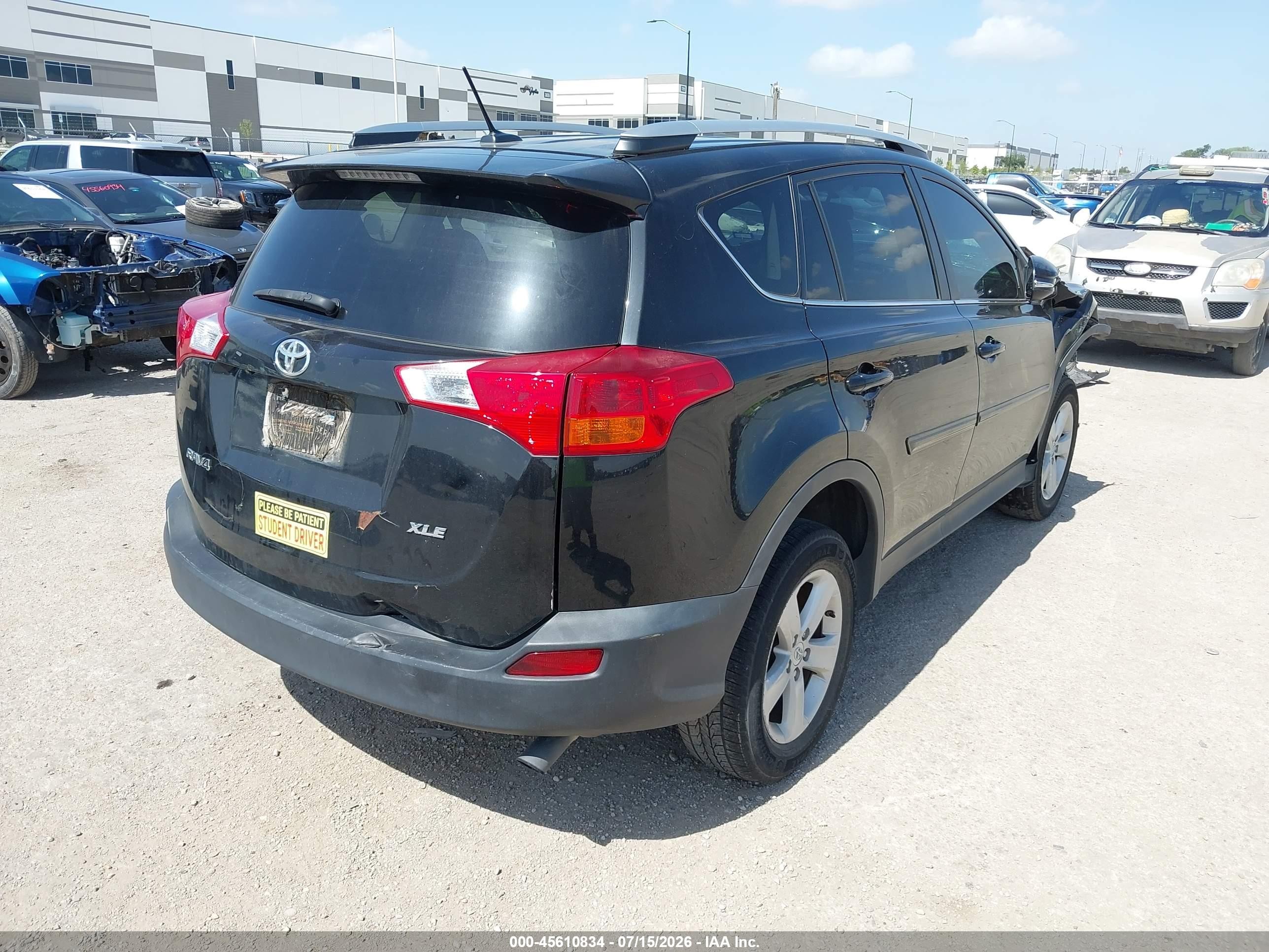 2013 Toyota Rav4 Xle Black vin: 2T3WFREVXDW058667