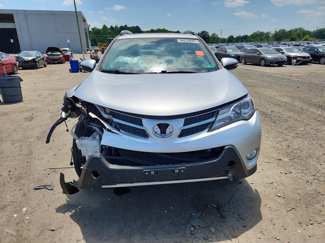 2013 Toyota Rav4 Xle Silver vin: 2T3WFREVXDW060676