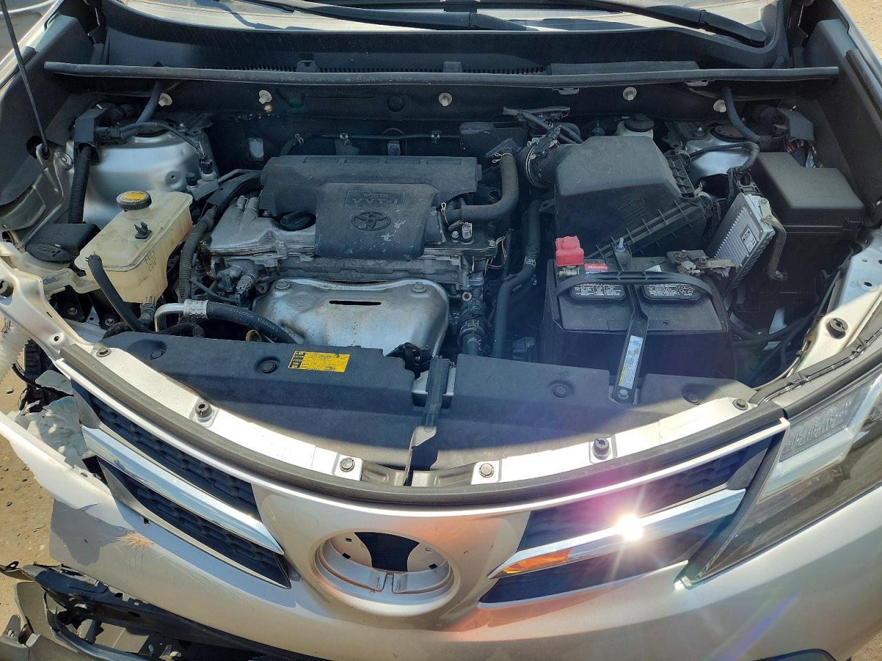 2013 Toyota Rav4 Xle Silver vin: 2T3WFREVXDW060676