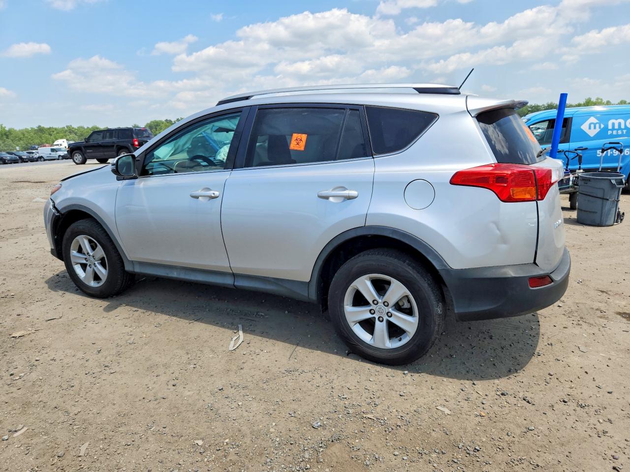 2013 Toyota Rav4 Xle Silver vin: 2T3WFREVXDW060676