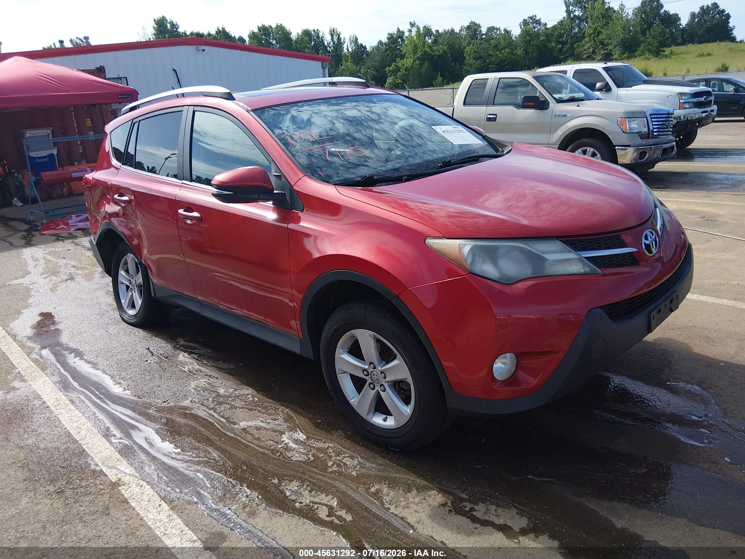2013 Toyota Rav4 Xle Maroon vin: 2T3WFREVXDW065389
