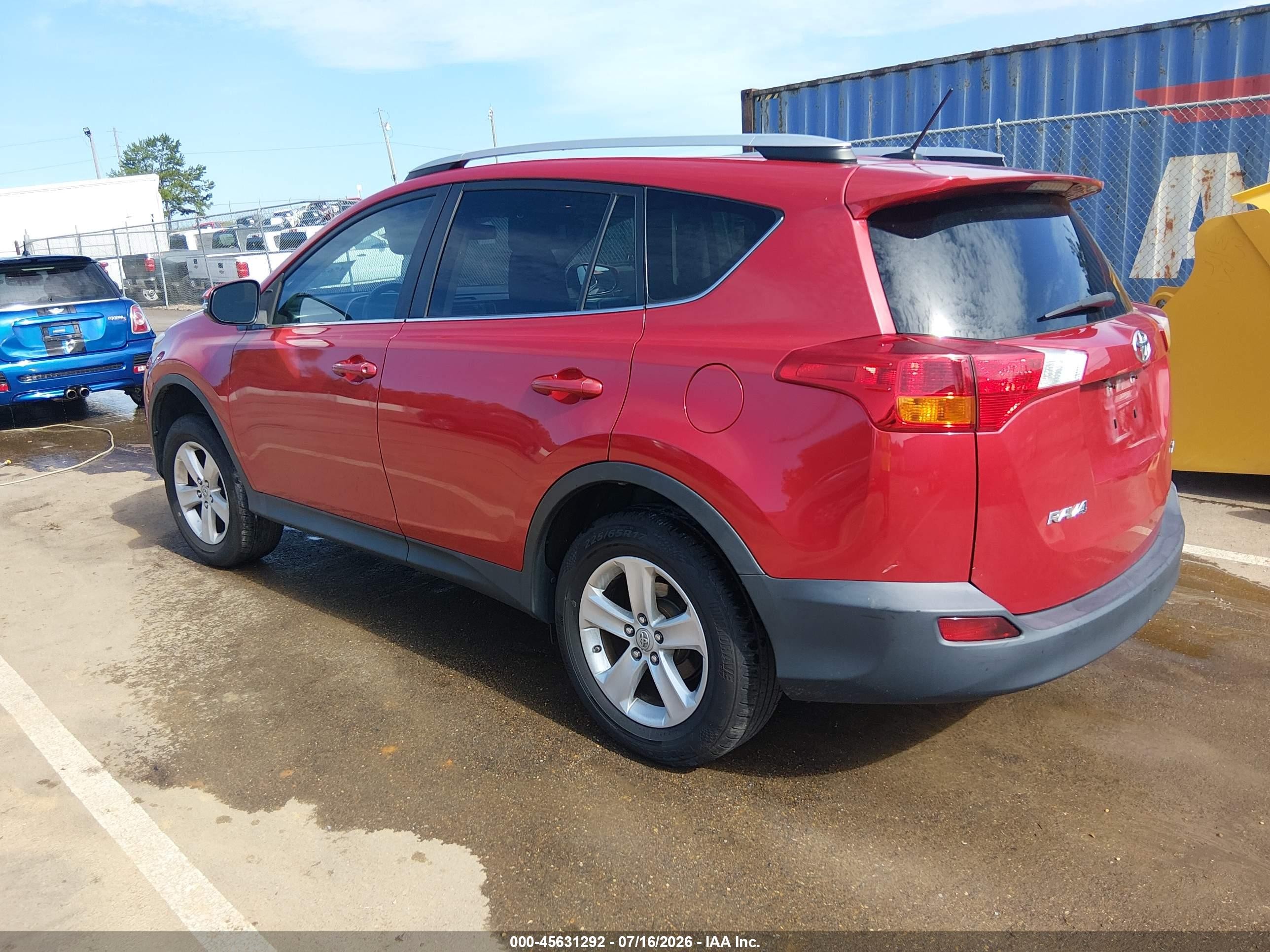 2013 Toyota Rav4 Xle Maroon vin: 2T3WFREVXDW065389