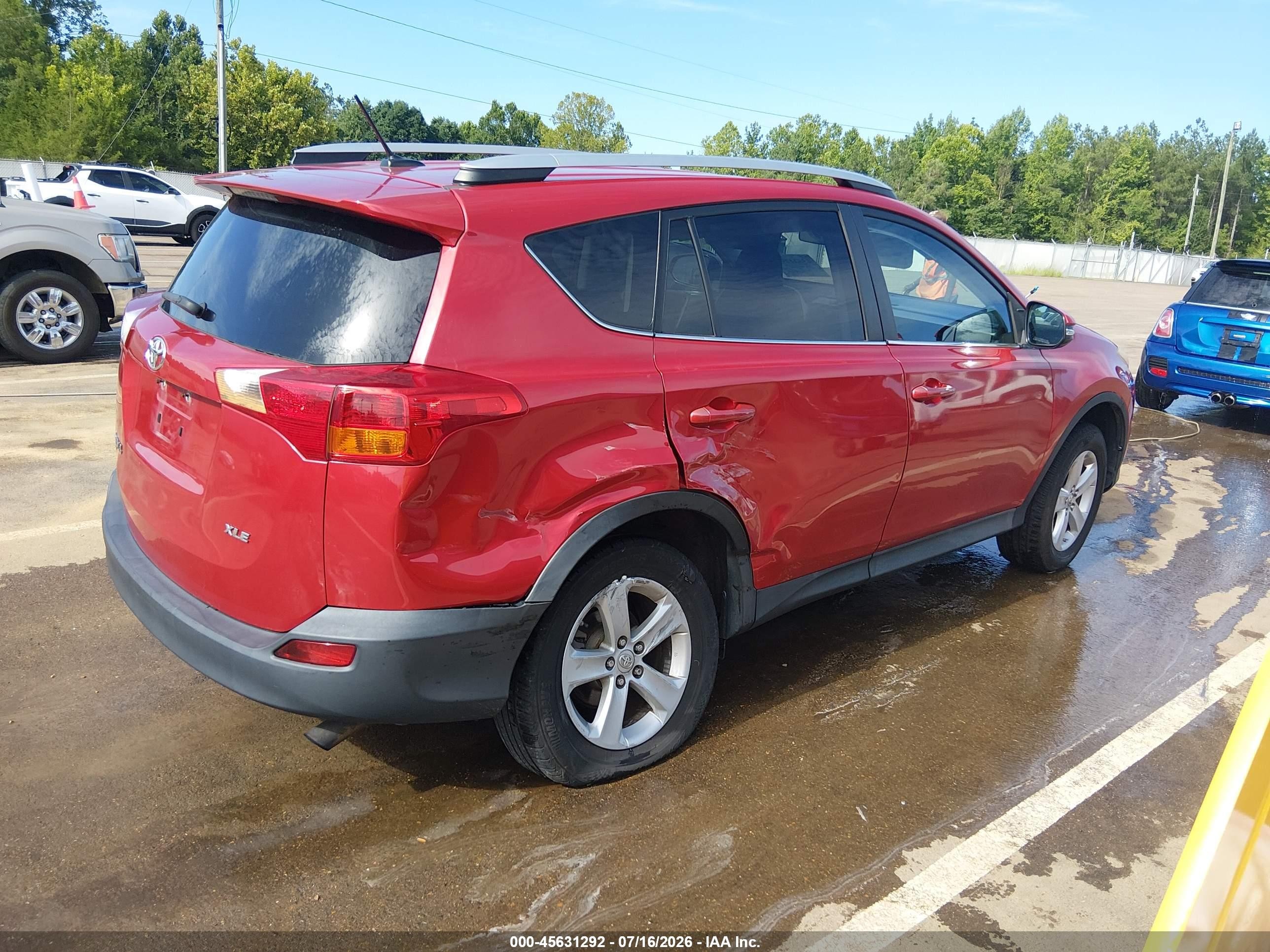 2013 Toyota Rav4 Xle Maroon vin: 2T3WFREVXDW065389