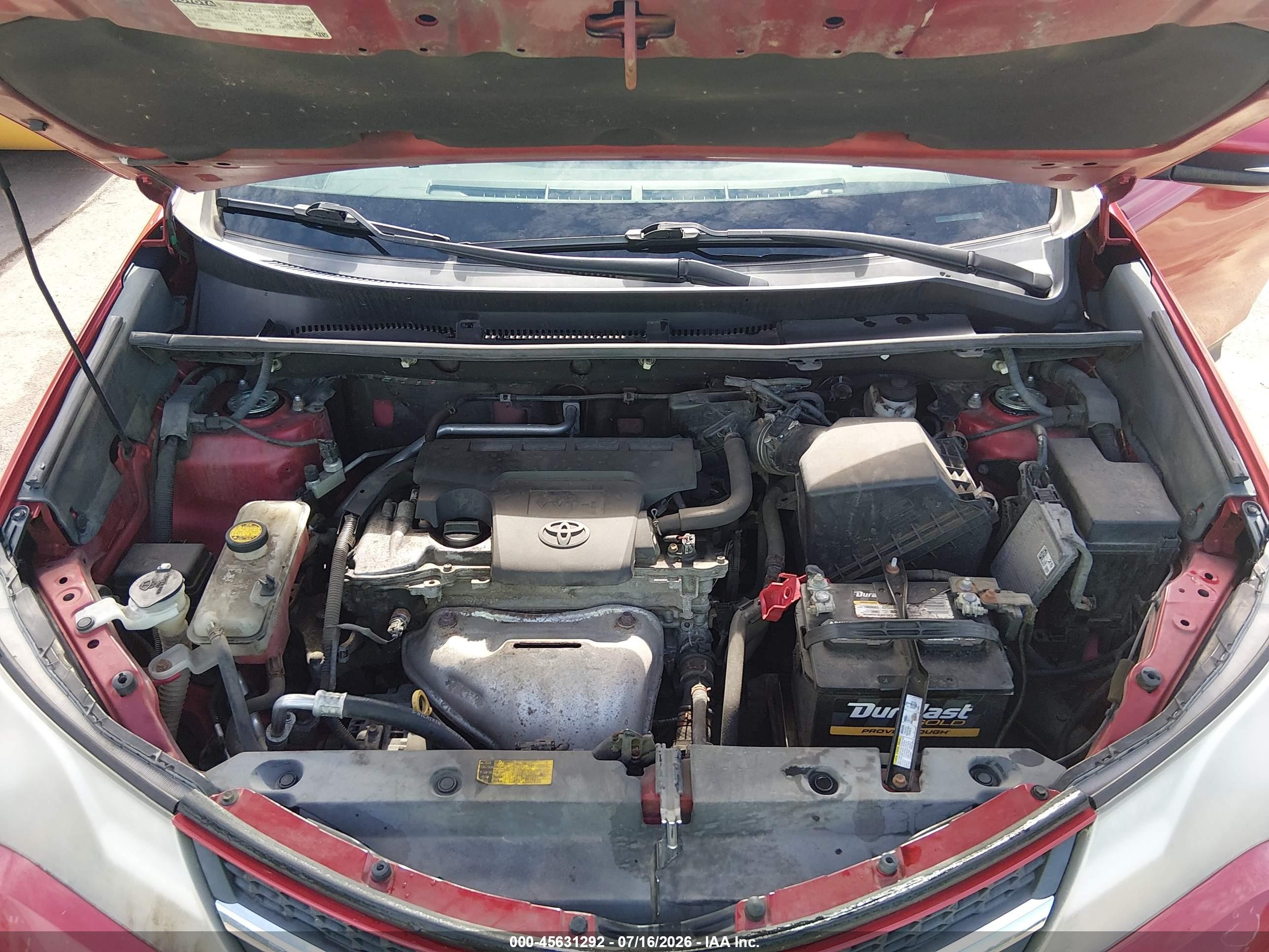 2013 Toyota Rav4 Xle Maroon vin: 2T3WFREVXDW065389