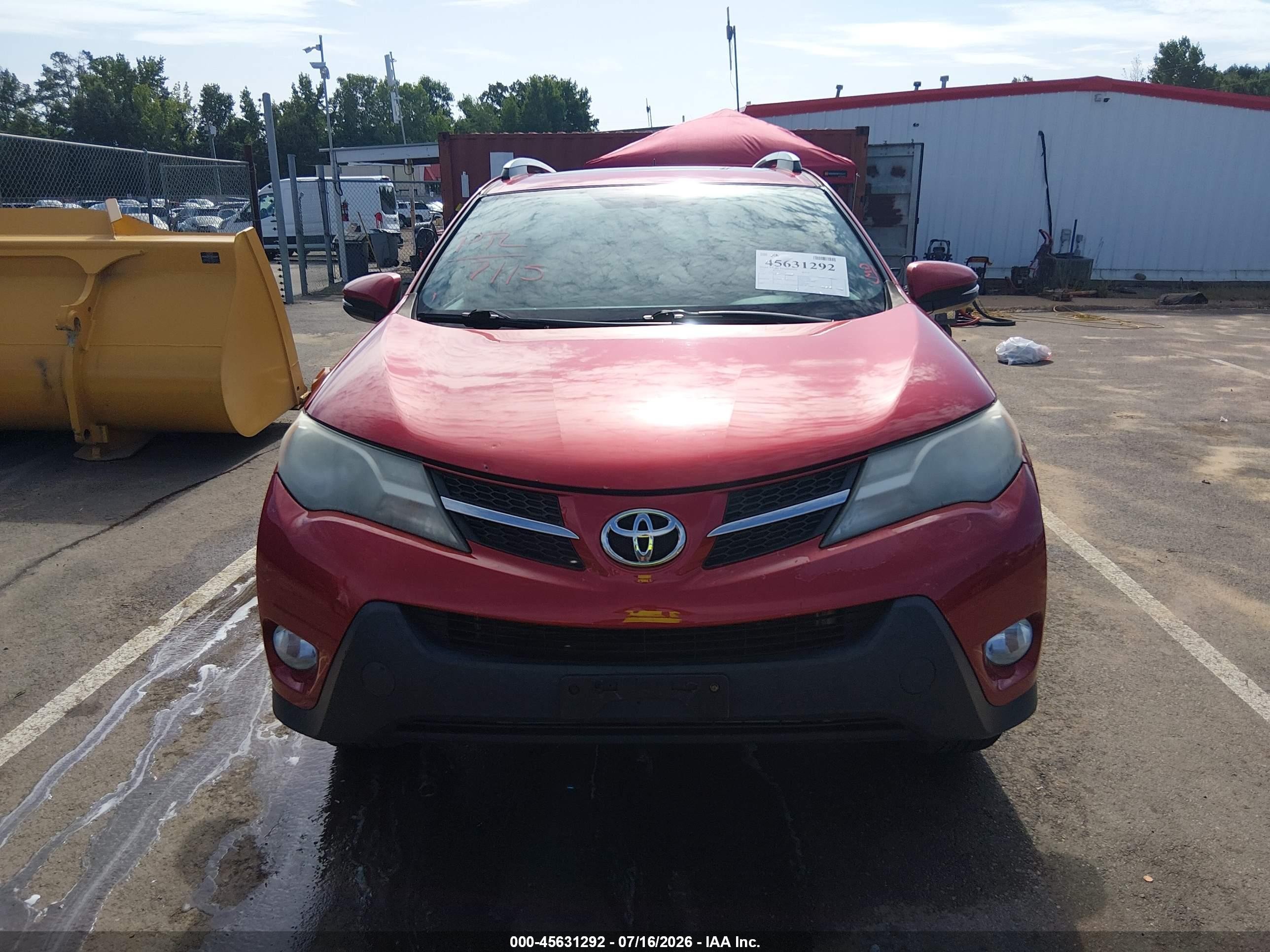 2013 Toyota Rav4 Xle Maroon vin: 2T3WFREVXDW065389