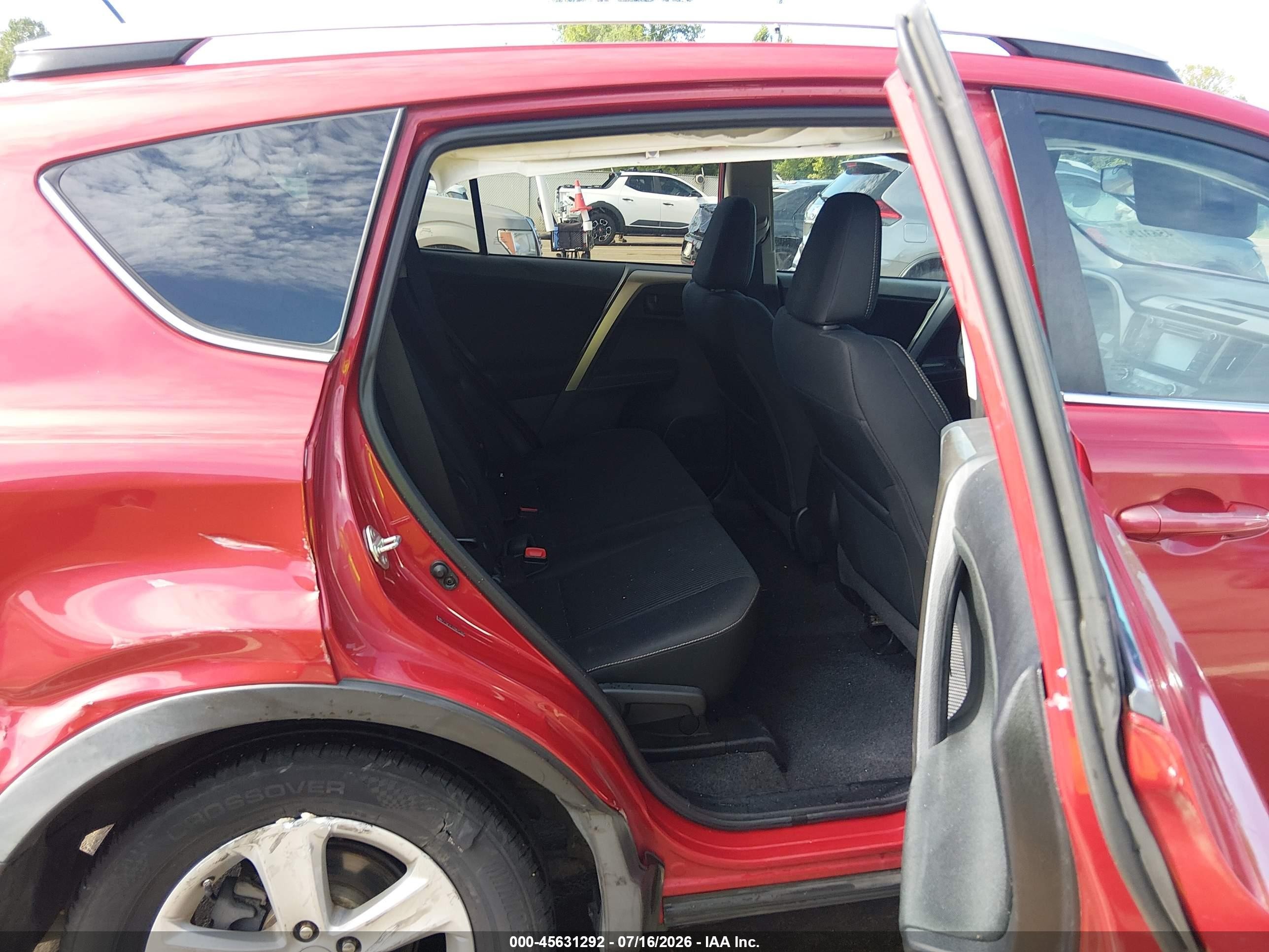 2013 Toyota Rav4 Xle Maroon vin: 2T3WFREVXDW065389