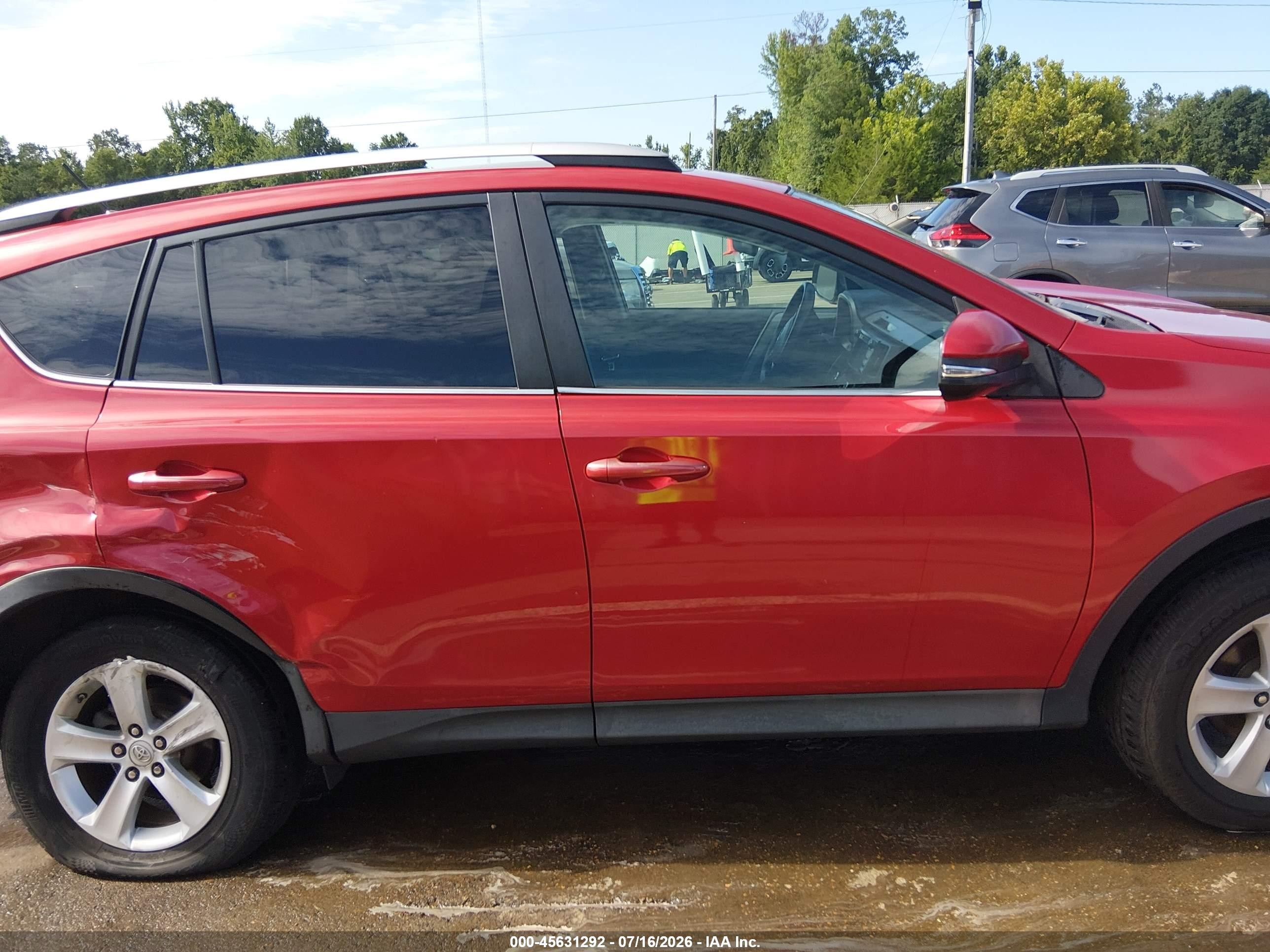 2013 Toyota Rav4 Xle Maroon vin: 2T3WFREVXDW065389