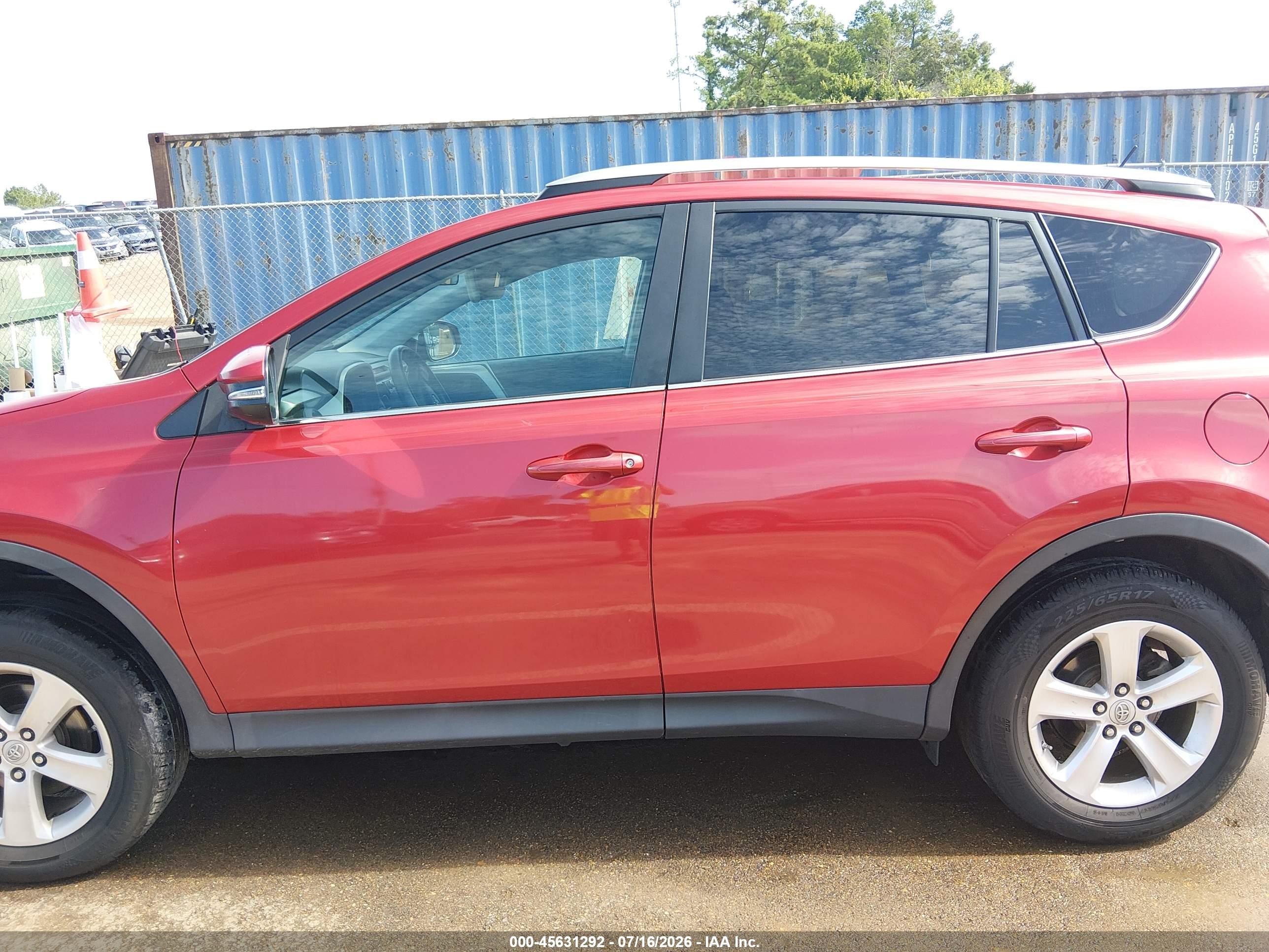 2013 Toyota Rav4 Xle Maroon vin: 2T3WFREVXDW065389