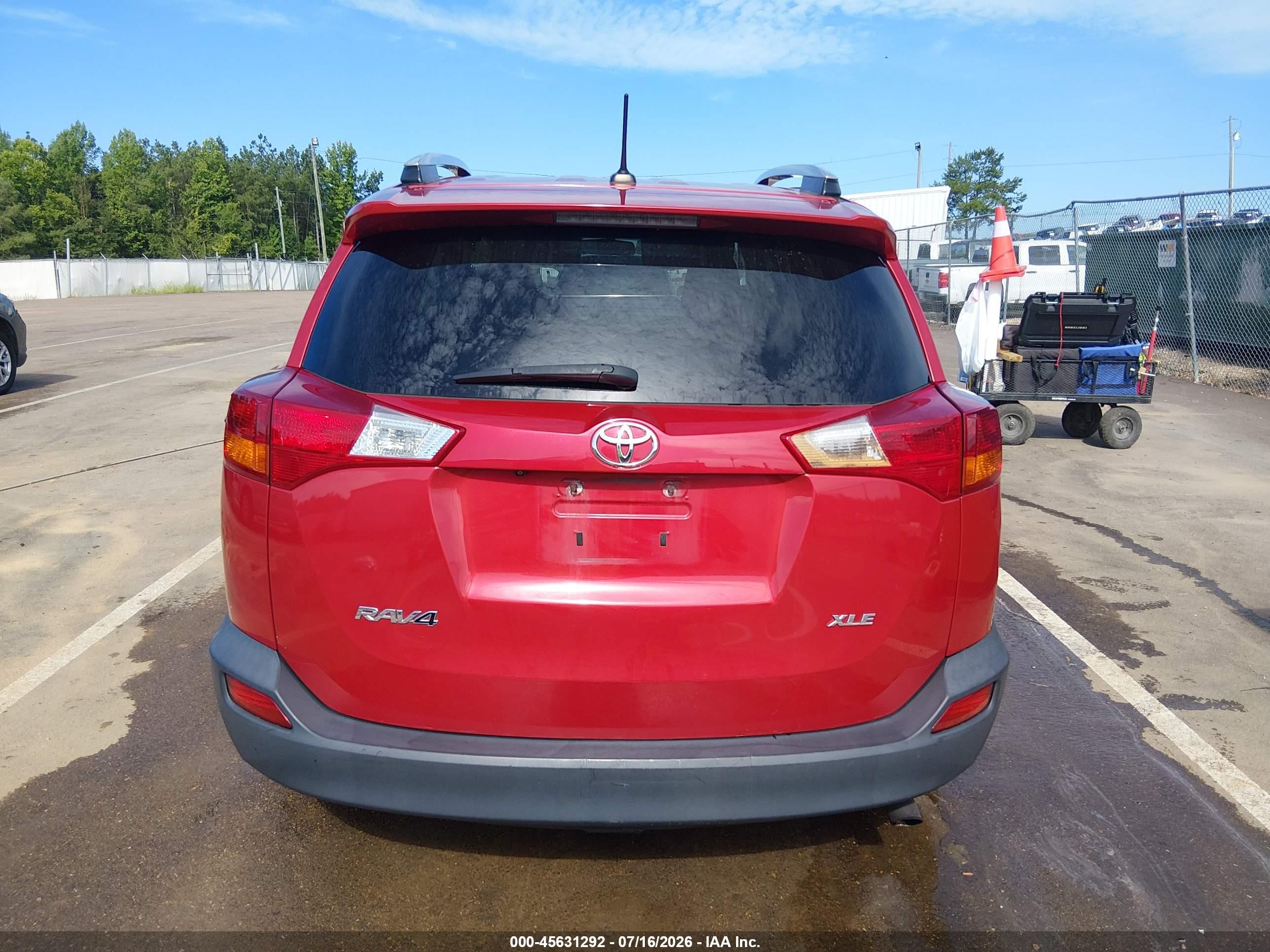 2013 Toyota Rav4 Xle Maroon vin: 2T3WFREVXDW065389