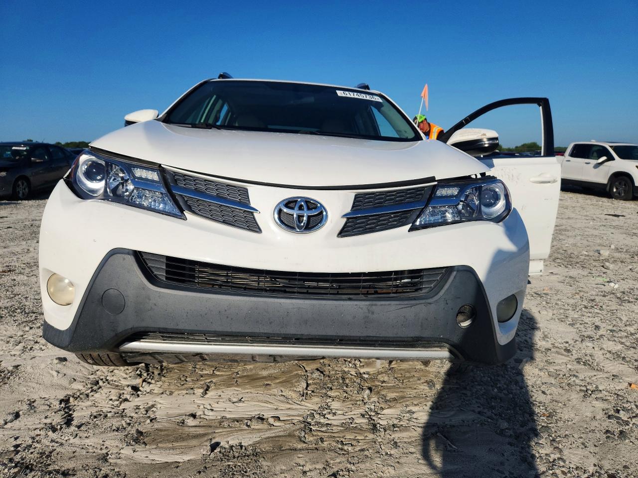 2014 Toyota Rav4 Xle Белый vin: 2T3WFREVXEW122501